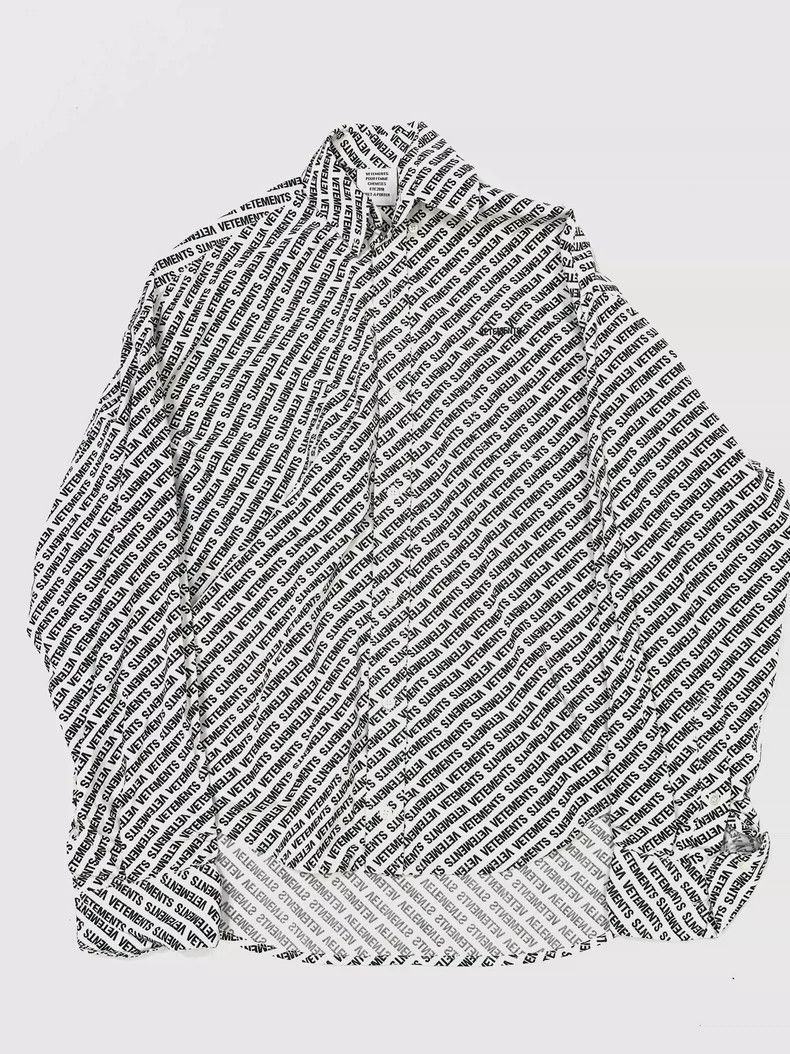 Vetements Vetements 20ss Small Letter Print Shirt 2506-Nextarrow Size US XS / EU 42 / 0 - 1 Thumbnail