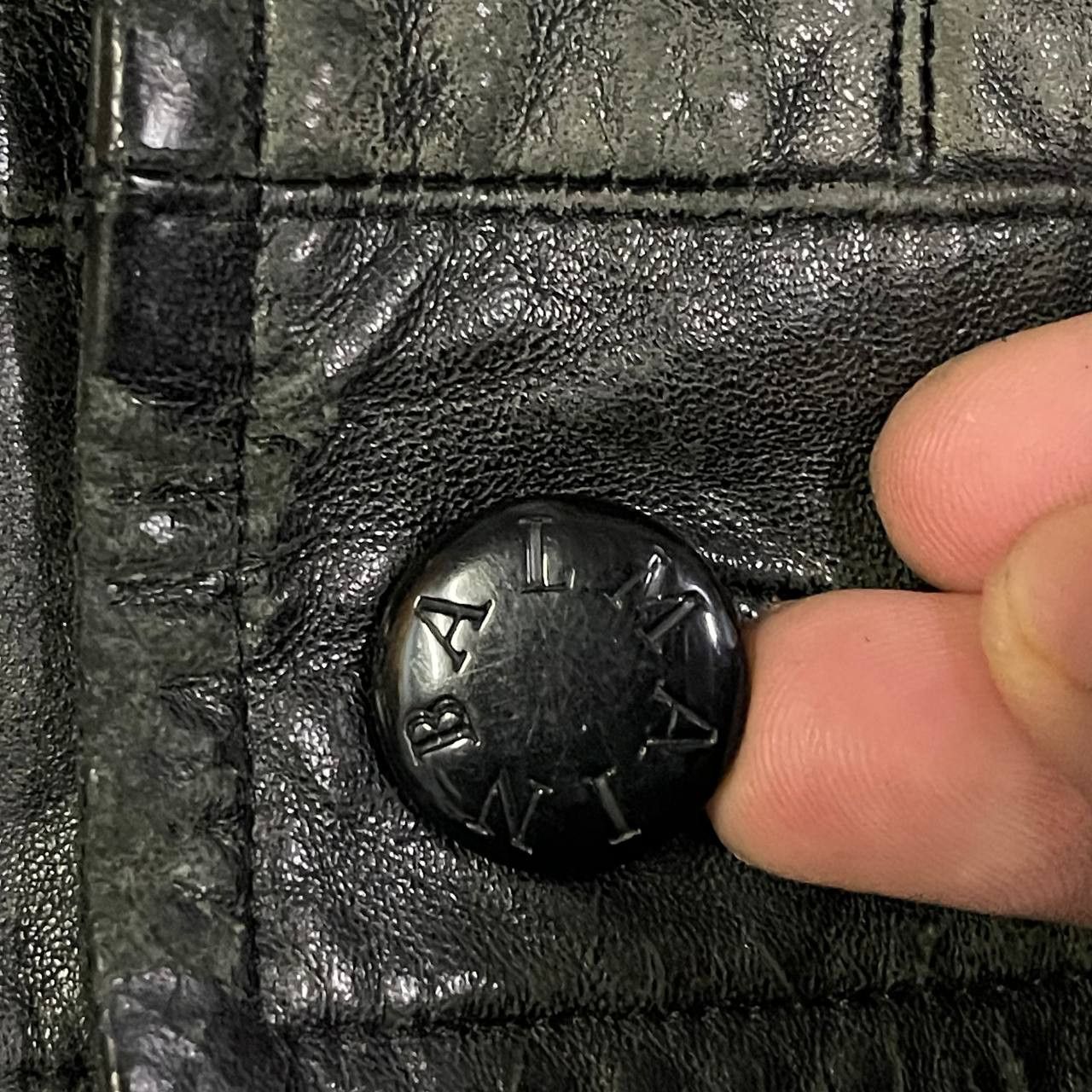 Balmain Balmain Paris Leather Vest Size US L / EU 52-54 / 3 - 6 Thumbnail