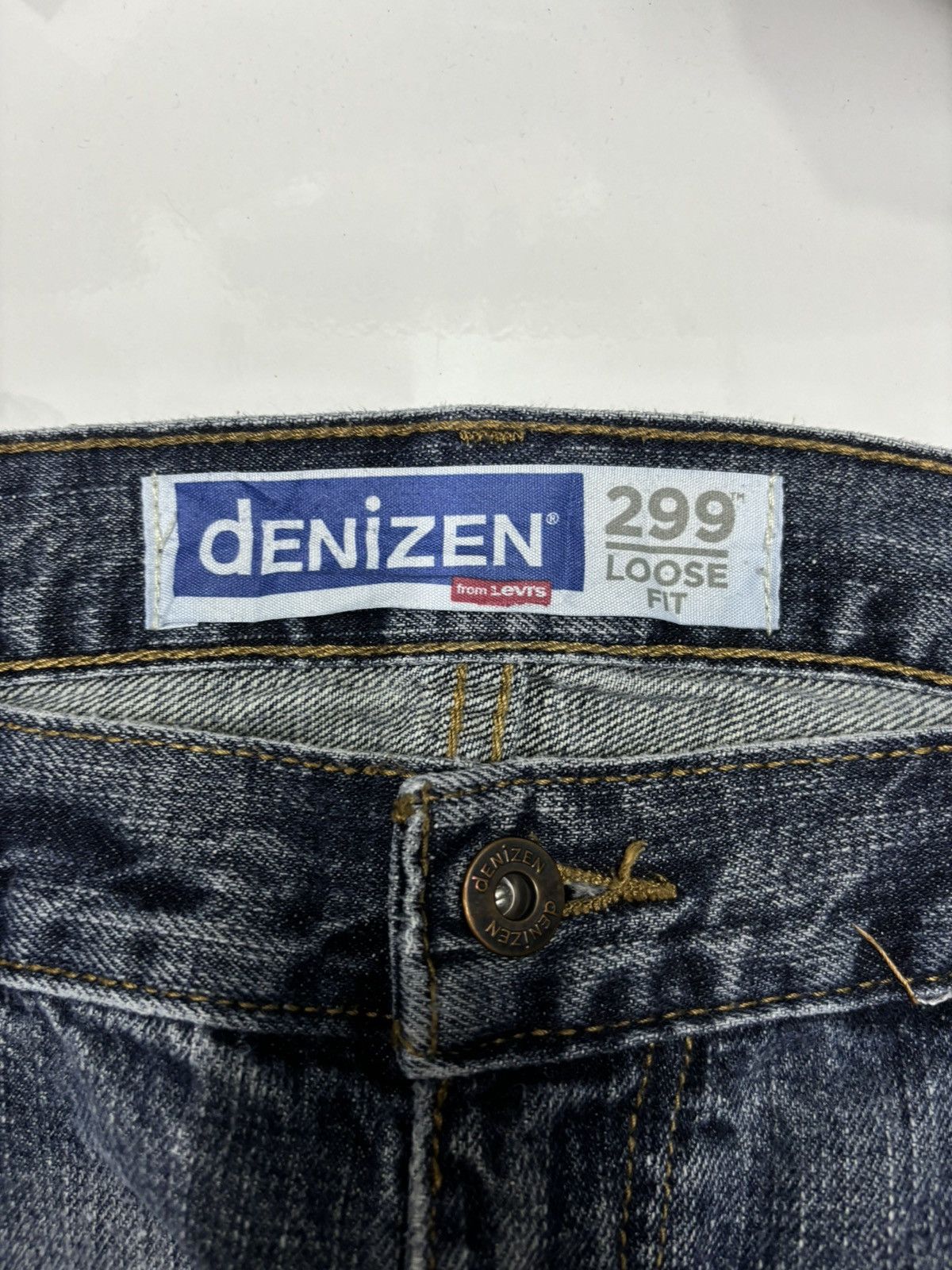 If Six Was Nine 🔥Levi’s 299 Baggy Loose Fit Denizen Denim Jeans Size US 36 / EU 52 - 9 Thumbnail