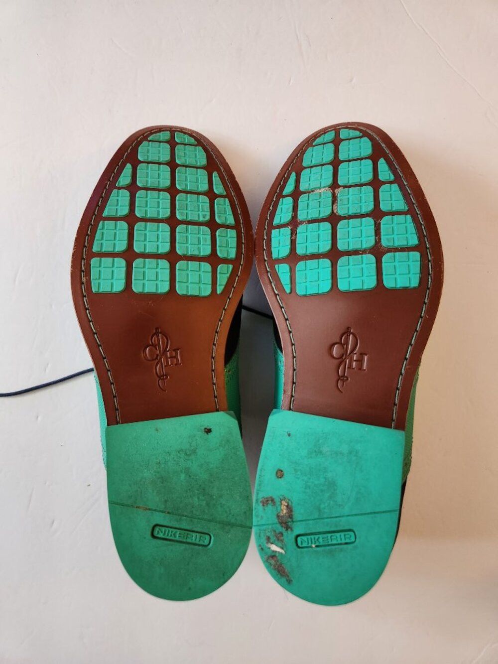 Cole Haan Cole haan men's blue leather dress shoes size: 10.5M Size US 10.5 / EU 43-44 - 6 Thumbnail