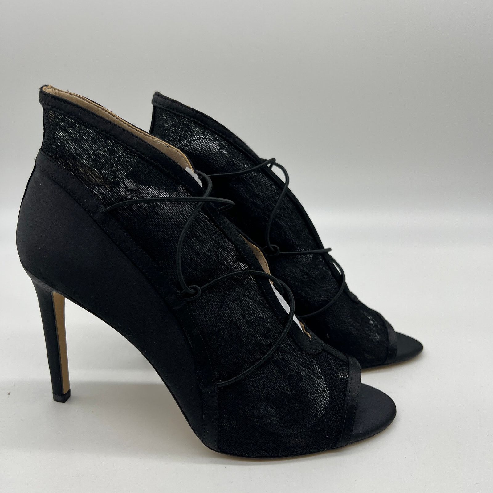 Other G.I.L.I. Women Heel Size 8 M Peep Toe Elastic Front Booties Size US 8 / IT 38 - 6 Thumbnail