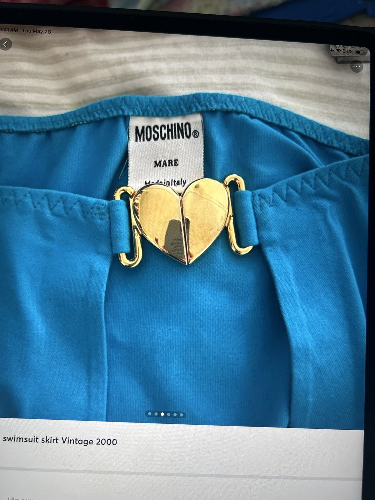 Moschino Moschino Mare Swimsuit skirt vintage 2000 Size 27" / US 4 / IT 40 - 5 Thumbnail