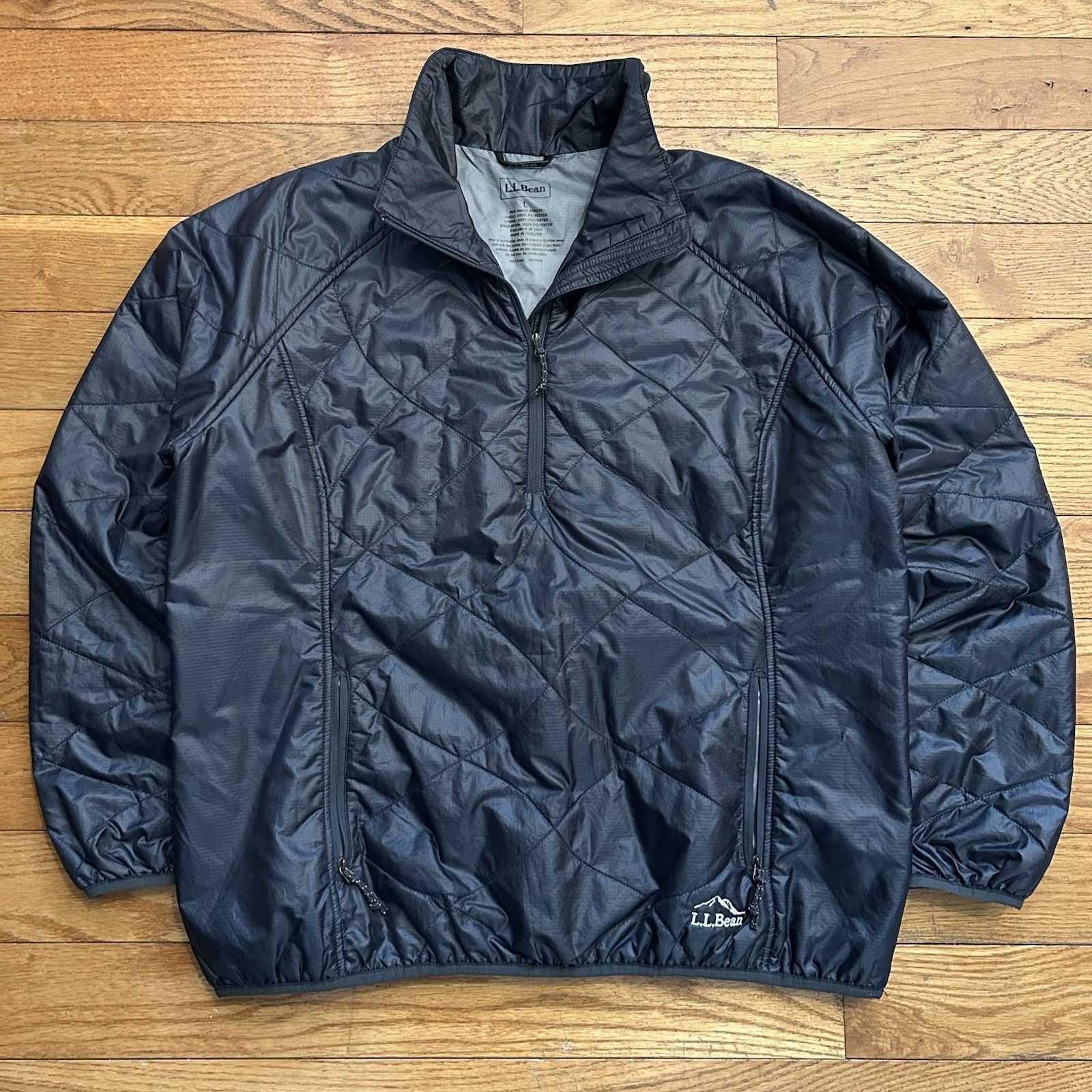 L.L. Bean Primaloft Quilted Puffer Half Zip Popover Jacket Large Size US L / EU 52-54 / 3 - 1 Thumbnail