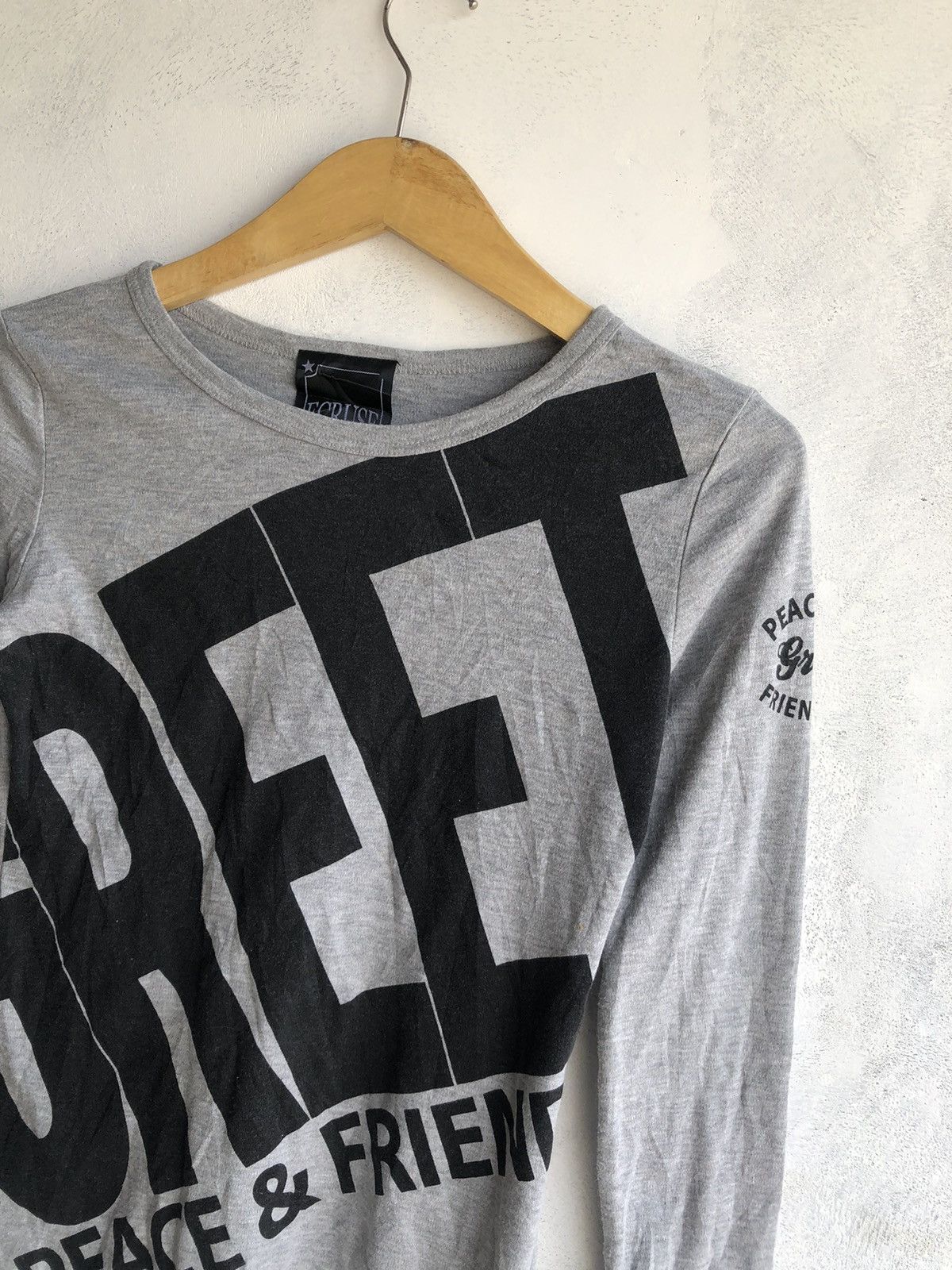 Hysteric Glamour Japanese Poem Greet Peace and Friend LongSleeve Ifsix Style Size US M / EU 48-50 / 2 - 3 Thumbnail