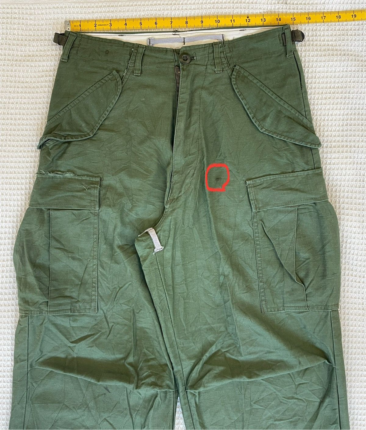 Buzz Rickson's Vintage 80’s🔥BUZZ RICKSON’S🔥Army Field Baggy Cargo Pants Size US 29 - 3 Thumbnail