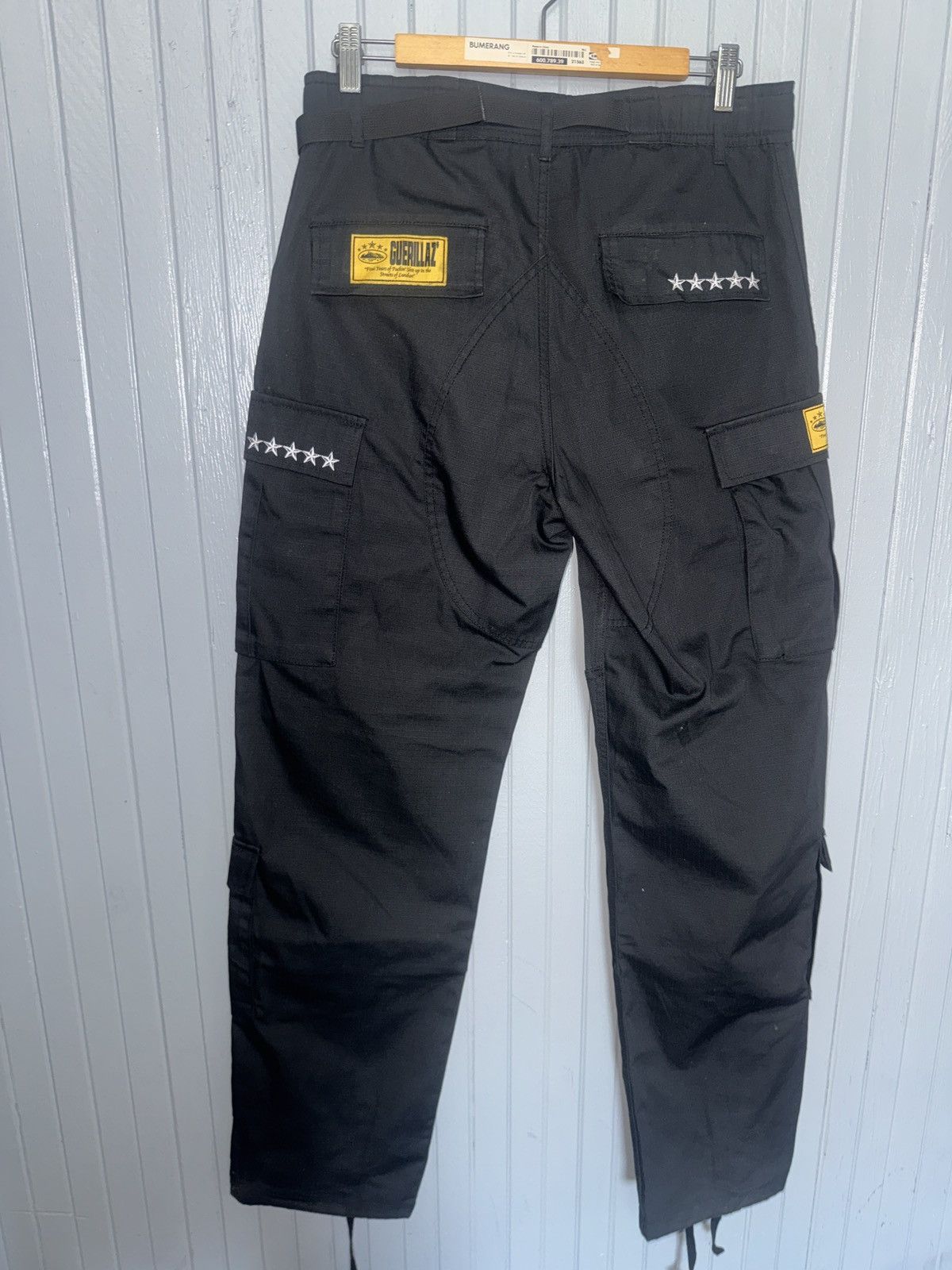 Corteiz Corteiz RTW 5 year anniversary Black Cargo Pants Size US 31 - 2 Thumbnail