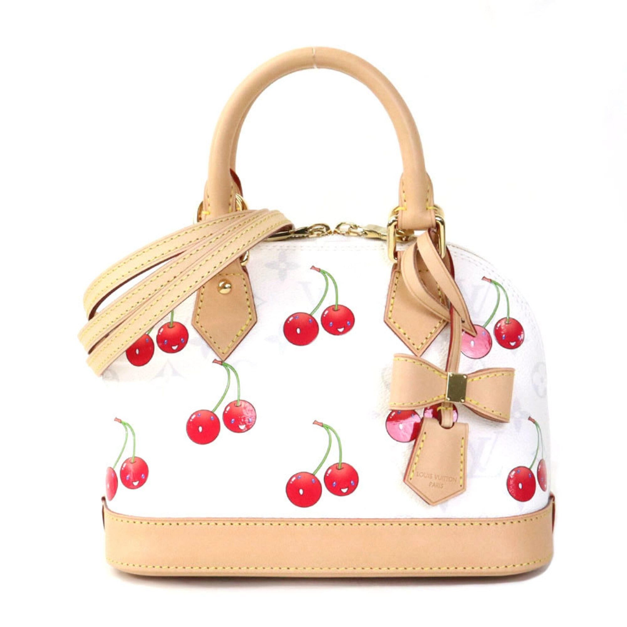 Louis Vuitton Louis Vuitton Handbag Shoulder Bag LV x TM Monogram Cherry Alma BB White Women's M14234 90247a Size ONE SIZE - 1 Thumbnail