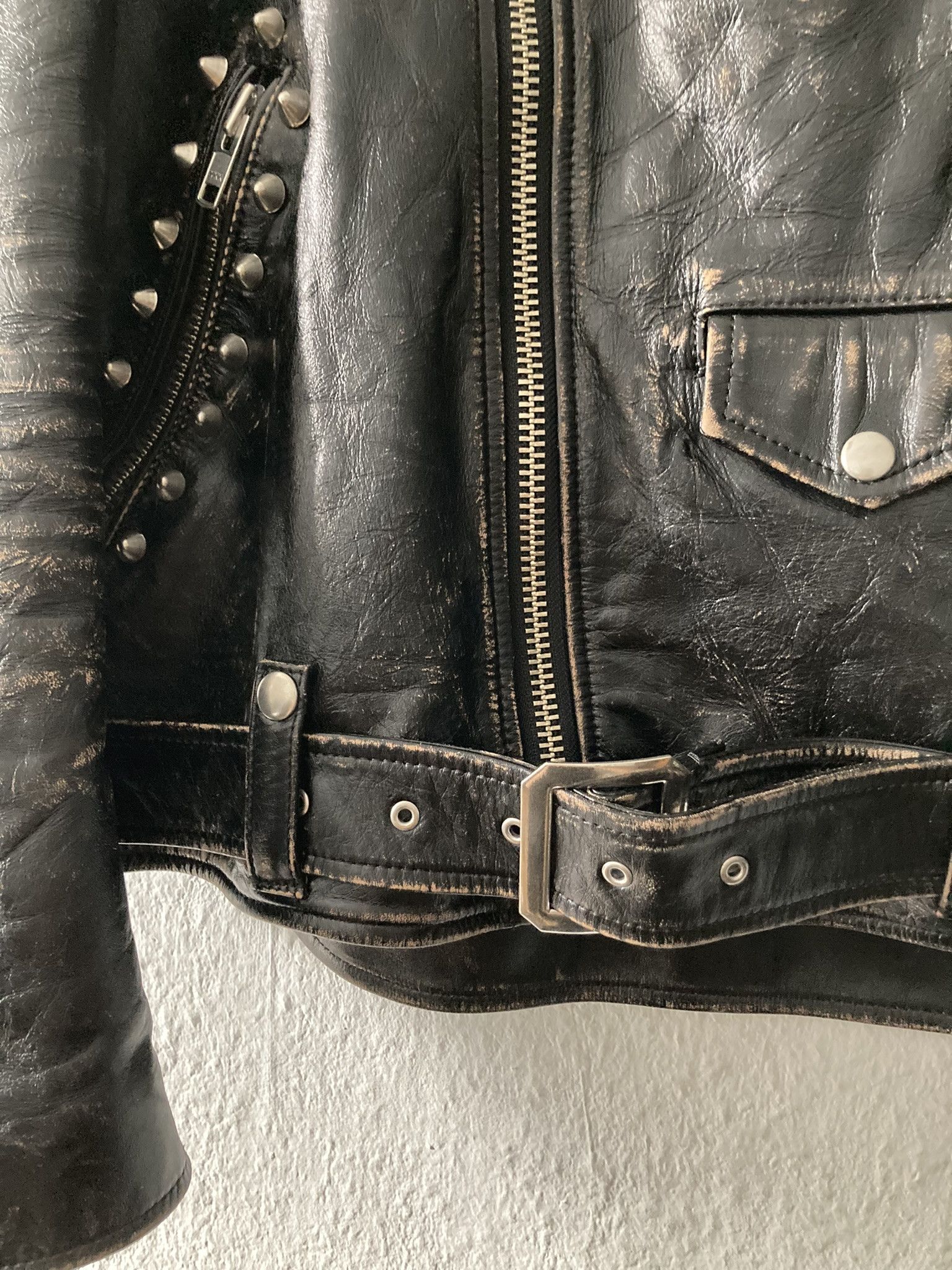 Blackmeans Blackmeans Ltd. Edition Sid Vicious Biker Leather Jacket XL Size US XL / EU 56 / 4 - 8 Thumbnail