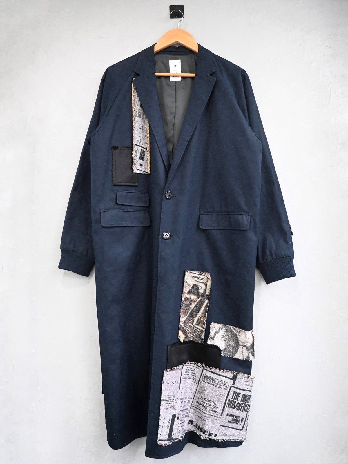 Maison MIHARA YASUHIRO MIHARA YASUHIRO Jacquard Chester Coat Size US M / EU 48-50 / 2 - 1 Thumbnail