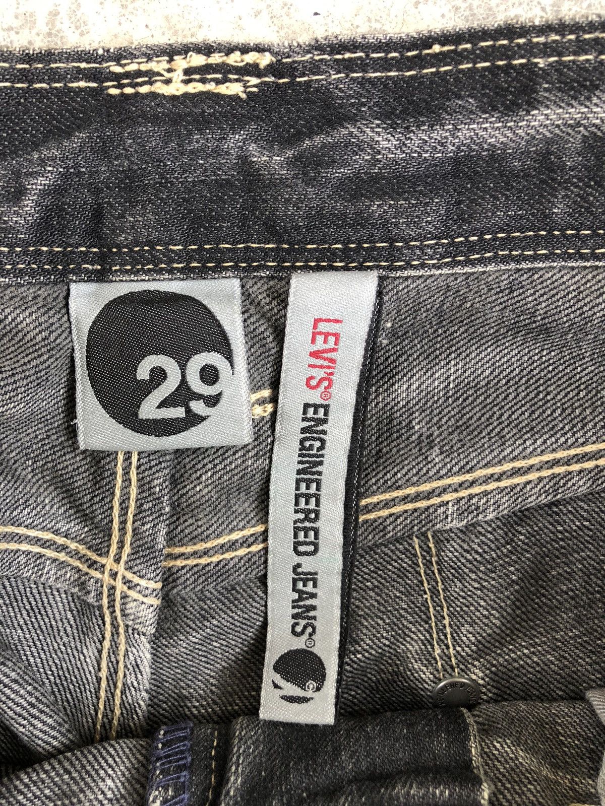 Levi's Y2k Levis Engineered Flared Jeans Distressed Jeans Size US 30 / EU 46 - 19 Thumbnail