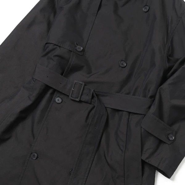 Auralee Auralee Finx Cupro Long Coat - Black (Size 3) Size US M / EU 48-50 / 2 - 3 Thumbnail
