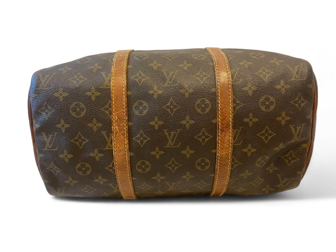 Louis Vuitton Louis Vuitton - Saxe 35 Monogram Boston LV Handbag Leather Size ONE SIZE - 4 Thumbnail