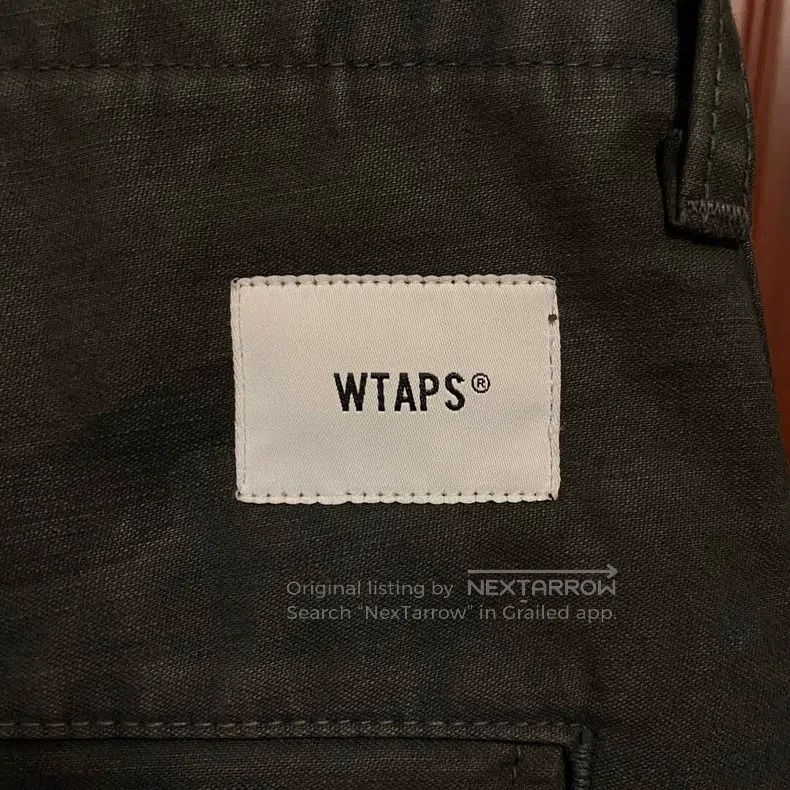 Wtaps Wtaps size 1 Black camouflage work pants Size US 39 - 5 Thumbnail
