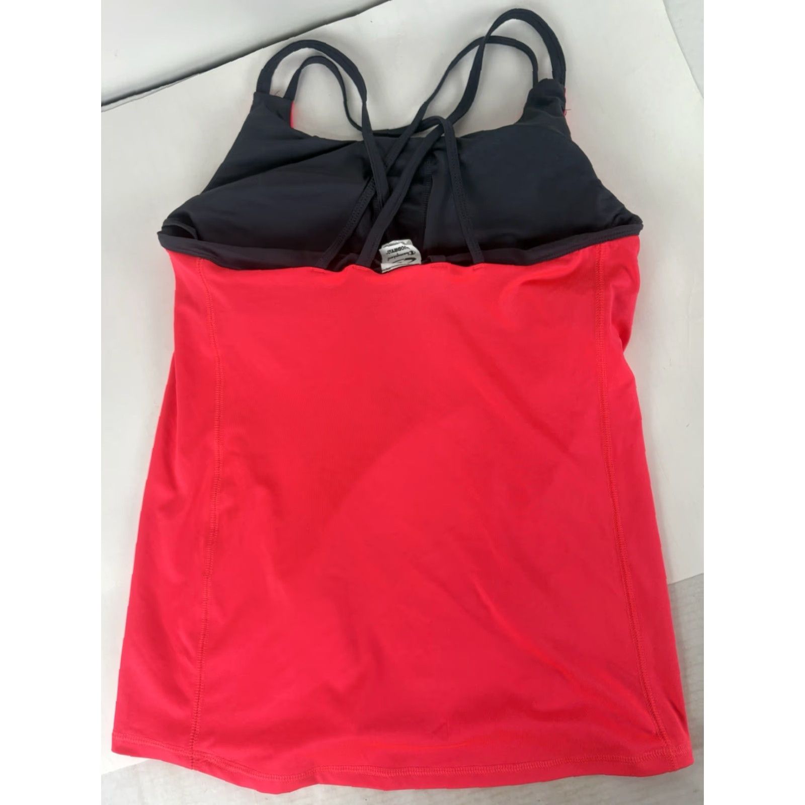 Champion Champion Duo Dry Pink/Gray Longer Tankini Swim Top Women XL Size Size XL / US 12-14 / IT 48-50 - 4 Thumbnail