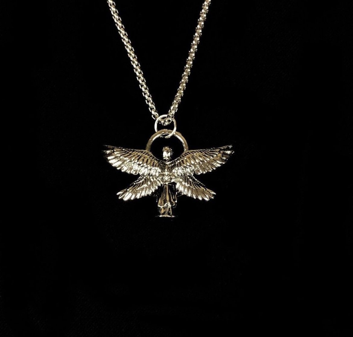 Jewelry Angel Necklace Punk Chain Size ONE SIZE - 3 Thumbnail