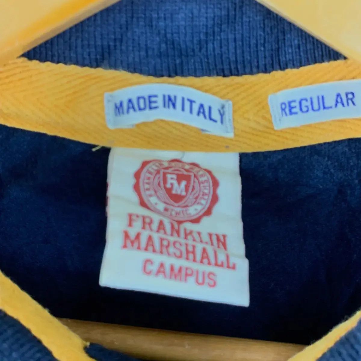 Franklin & Marshall FRANKLIN & MARSHALL Made In Italy Crest Regular Fit Polo Tee Size US L / EU 52-54 / 3 - 5 Thumbnail