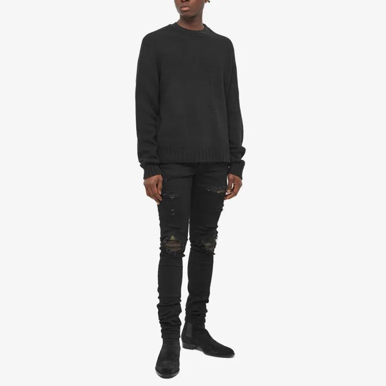Amiri o1gr1nt0824 MX1 Camo Jeans in Black Size US 30 / EU 46 - 5 Thumbnail