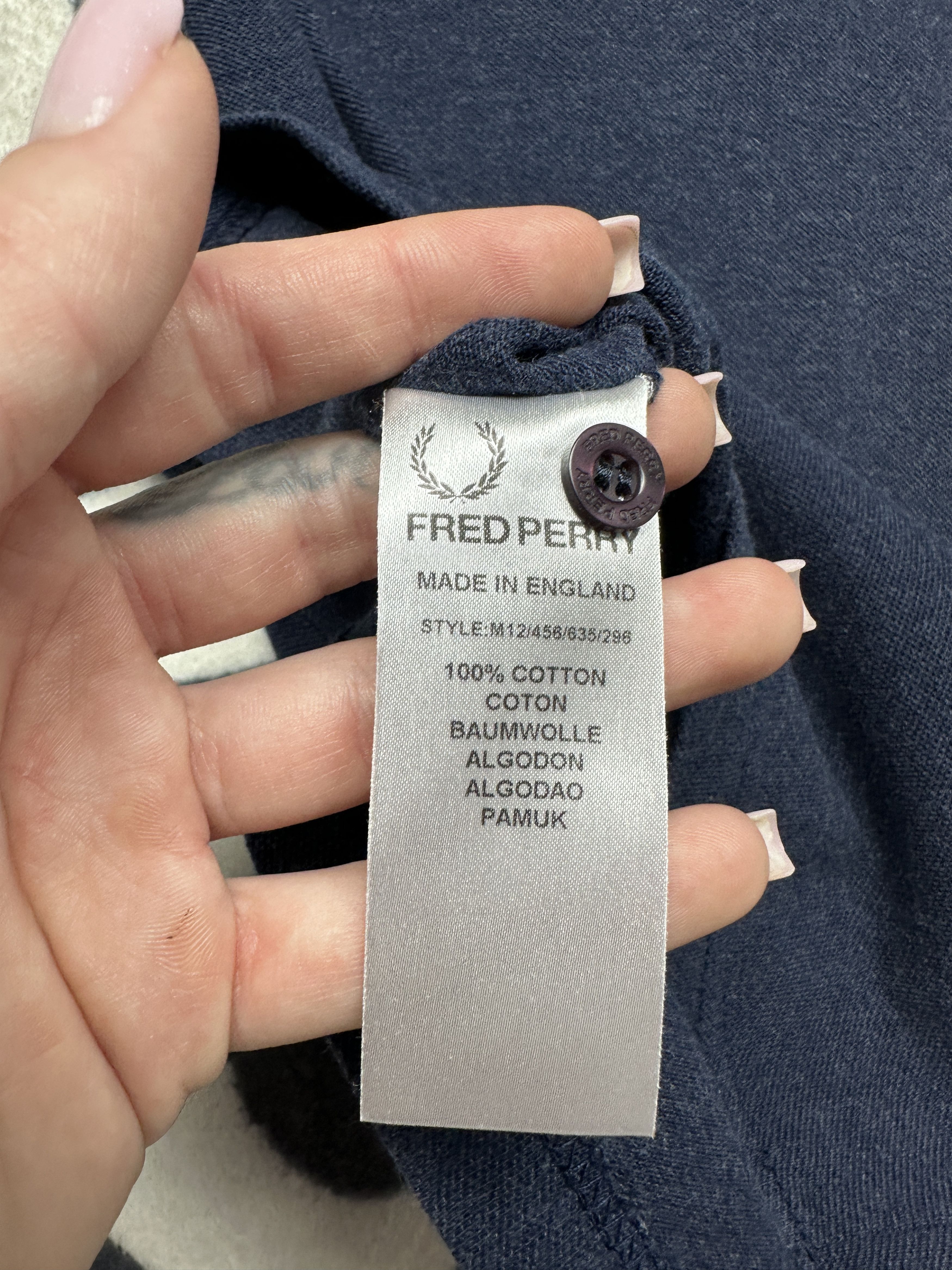 Fred Perry Fred Perry Mens Polo Shirt Made in England Size US S / EU 44-46 / 1 - 5 Thumbnail