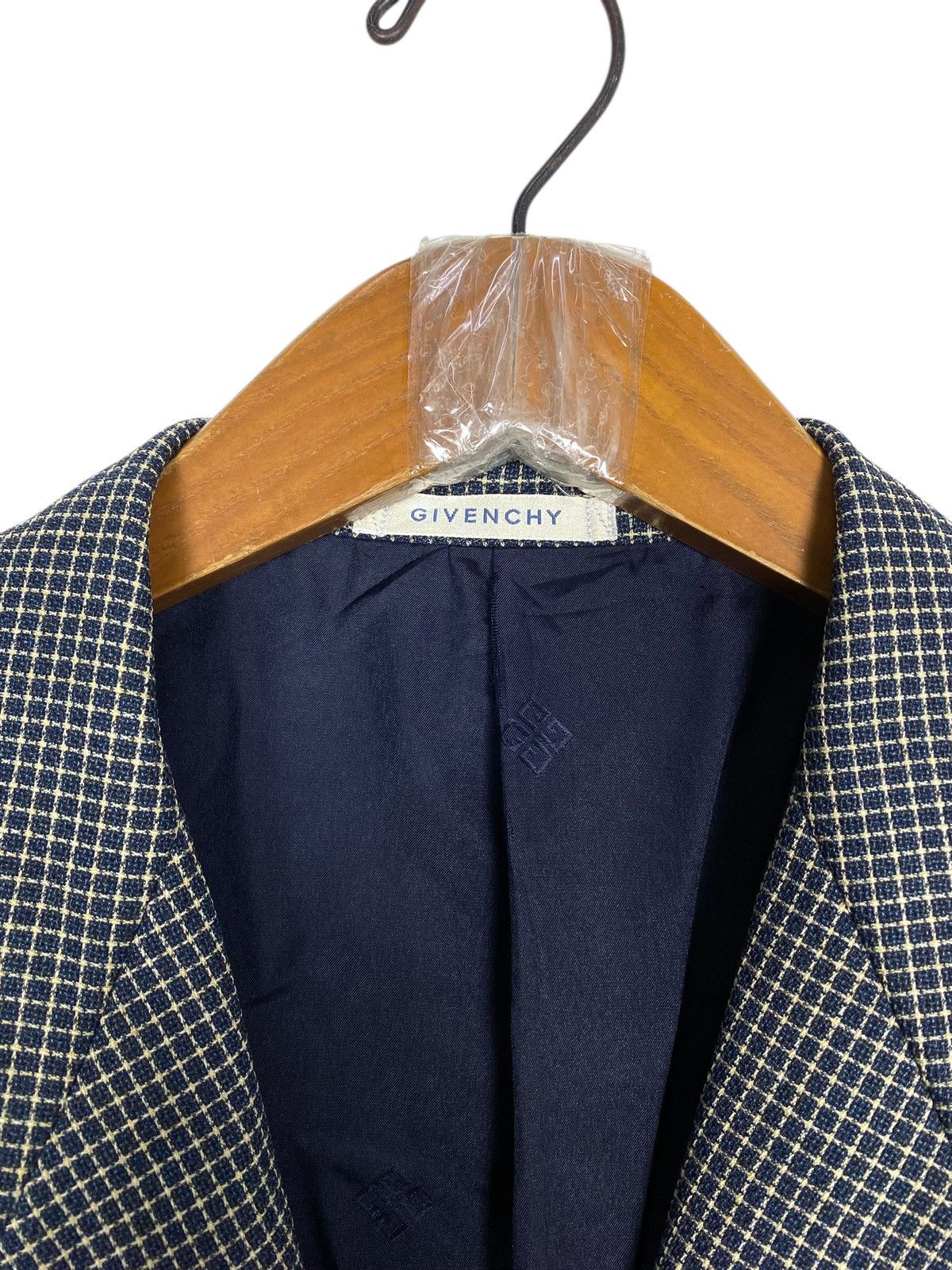 Givenchy Rare‼️ Vintage Givenchy Checked Blazer Made in Japan Size US M / EU 48-50 / 2 - 5 Thumbnail