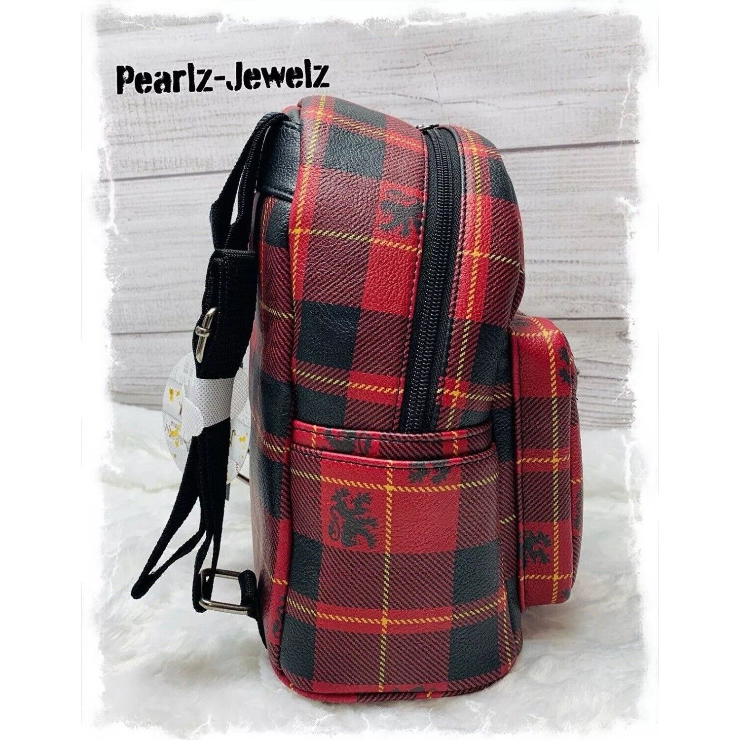 Disney Loungefly Harry Potter Gryffindor Red Plaid Mini Backpack Br Size ONE SIZE - 4 Thumbnail
