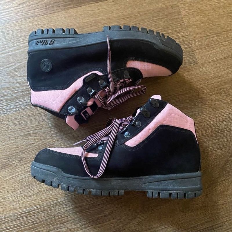 Other Y2K Pink and Black G Star Combat Boots Size US 8.5 / IT 38.5 - 2 Thumbnail