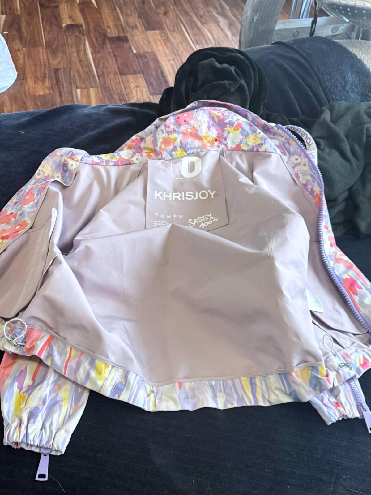 Khrisjoy KHRISJOY Lilac Windbreaker Jacket Size 0 Size XS / US 0-2 / IT 36-38 - 4 Thumbnail
