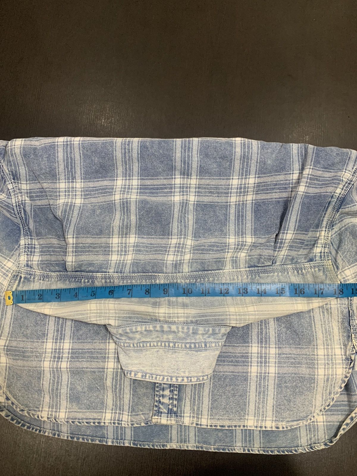 Japanese Brand Purple & Yellow Tartan Denim Shirts Size US M / EU 48-50 / 2 - 13 Thumbnail