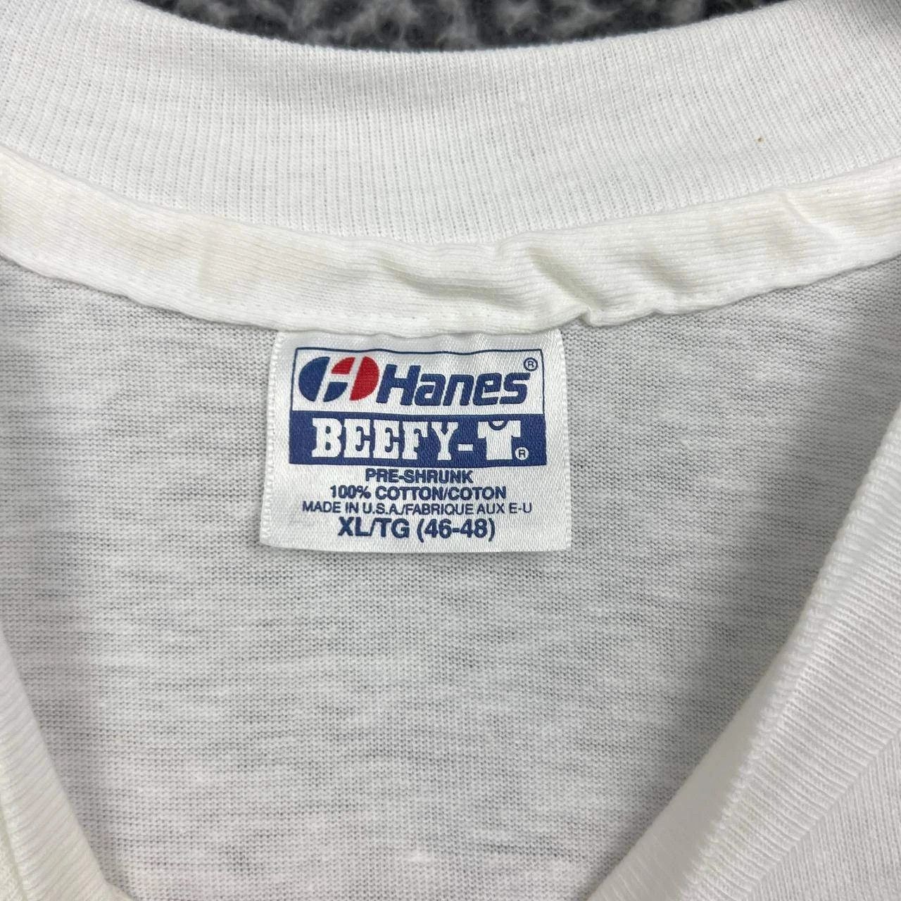 Hanes Vintage America's Cup Shirt Men XL White Beefy Deadstock Size US XL / EU 56 / 4 - 6 Thumbnail