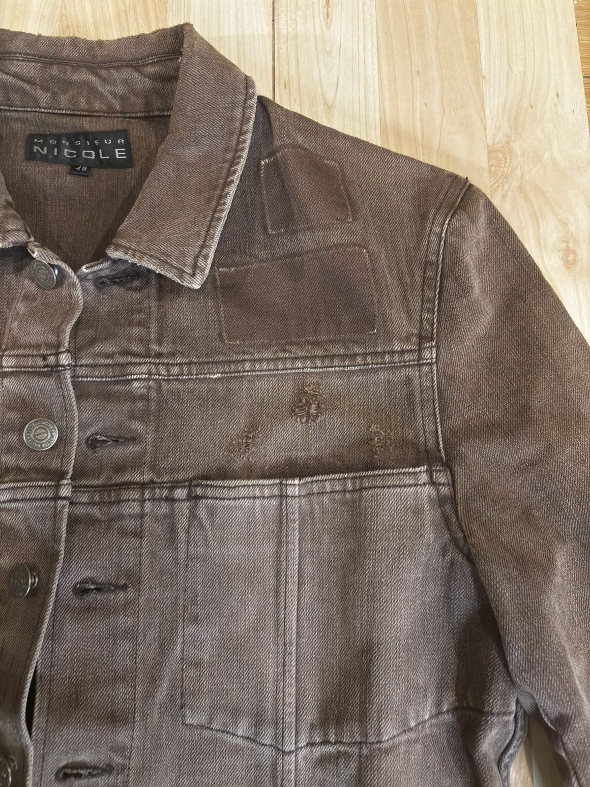 Other Brown denim jacket.oj-690 Size US XXS / EU 40 - 4 Thumbnail