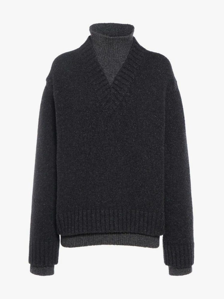 Bottega Veneta Bottega Veneta Double Layer Wool Sweater Size US S / EU 44-46 / 1 - 2 Thumbnail