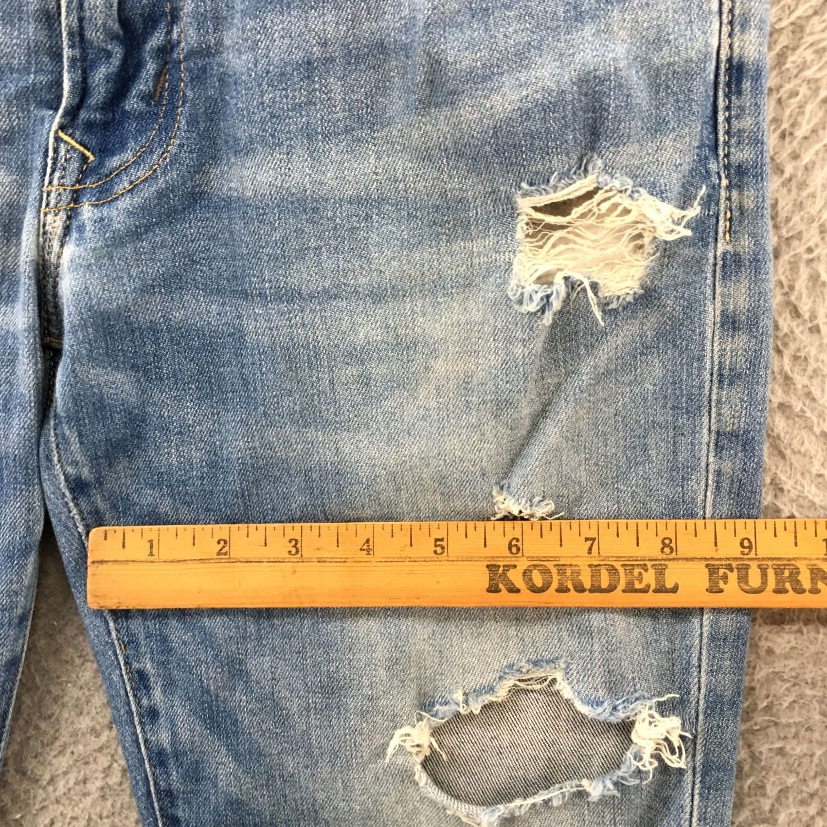 American Eagle Outfitters American Eagle Slim Next Level Airflex Jeans Mens 30x30 Blue Size US 30 / EU 46 - 6 Thumbnail