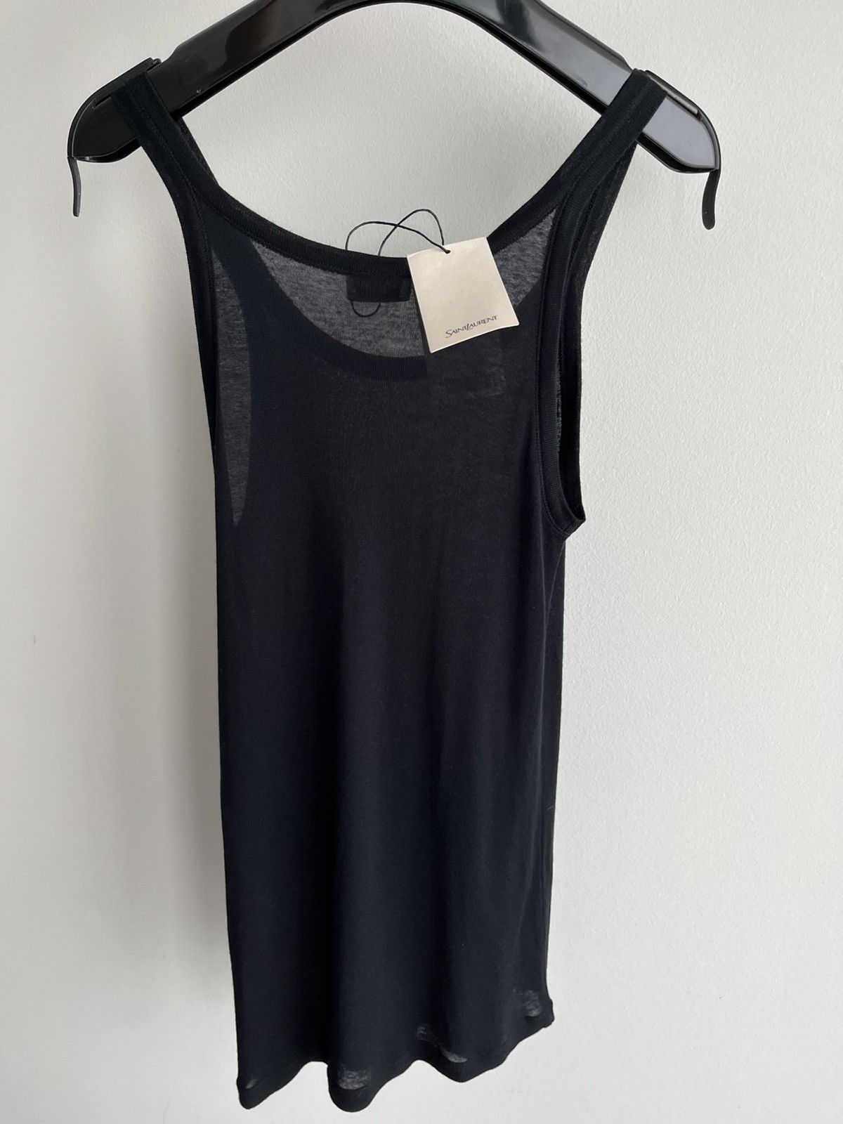 Saint Laurent Paris Rare Super Runway Saint Laurent Skinny Cashmere Tank Top Size US L / EU 52-54 / 3 - 11 Thumbnail