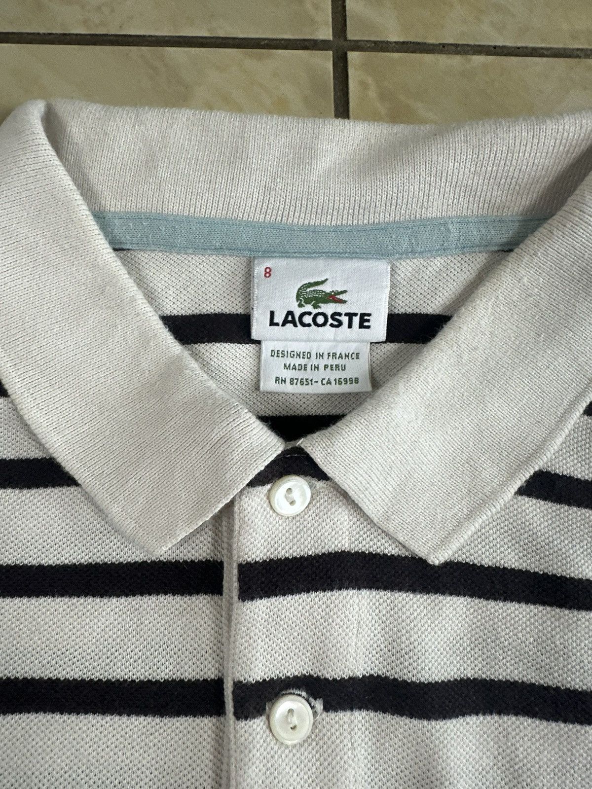 Lacoste Vintage Lacoste Polo Shirt Size US XXL / EU 58 / 5 - 4 Thumbnail