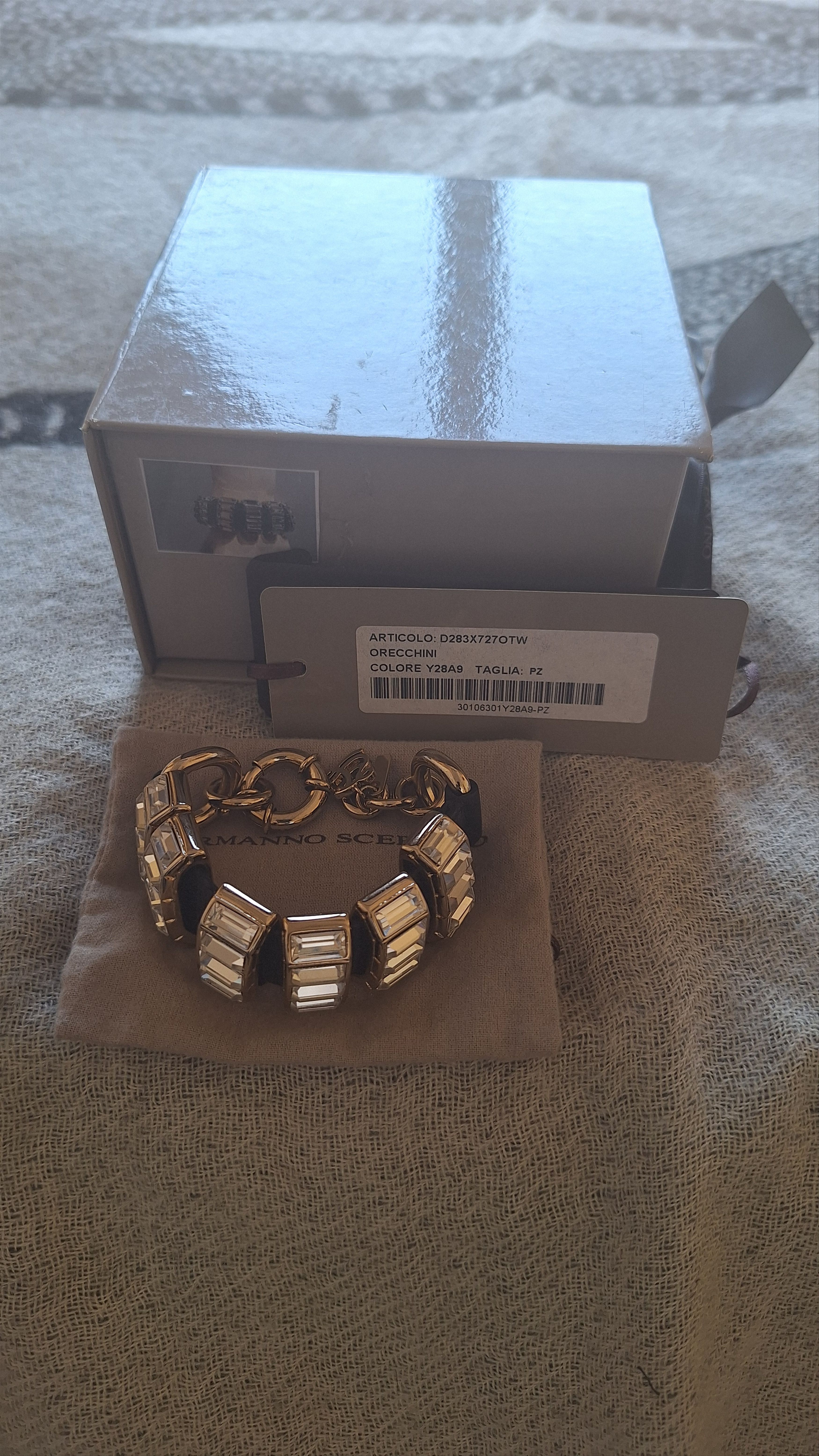 Ermanno Scervino Ermanno Scervino Crystal-Embellished Bracelet Size ONE SIZE - 1 Thumbnail