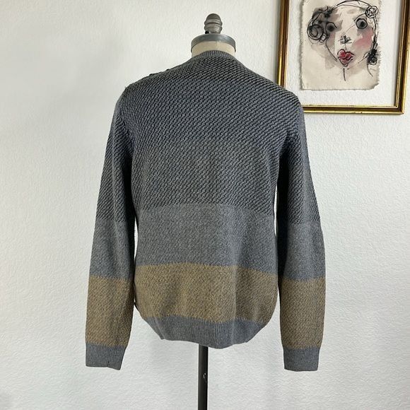 Barbour Barbour International Mens Grey Strata Crew Jumper Size US M / EU 48-50 / 2 - 7 Thumbnail