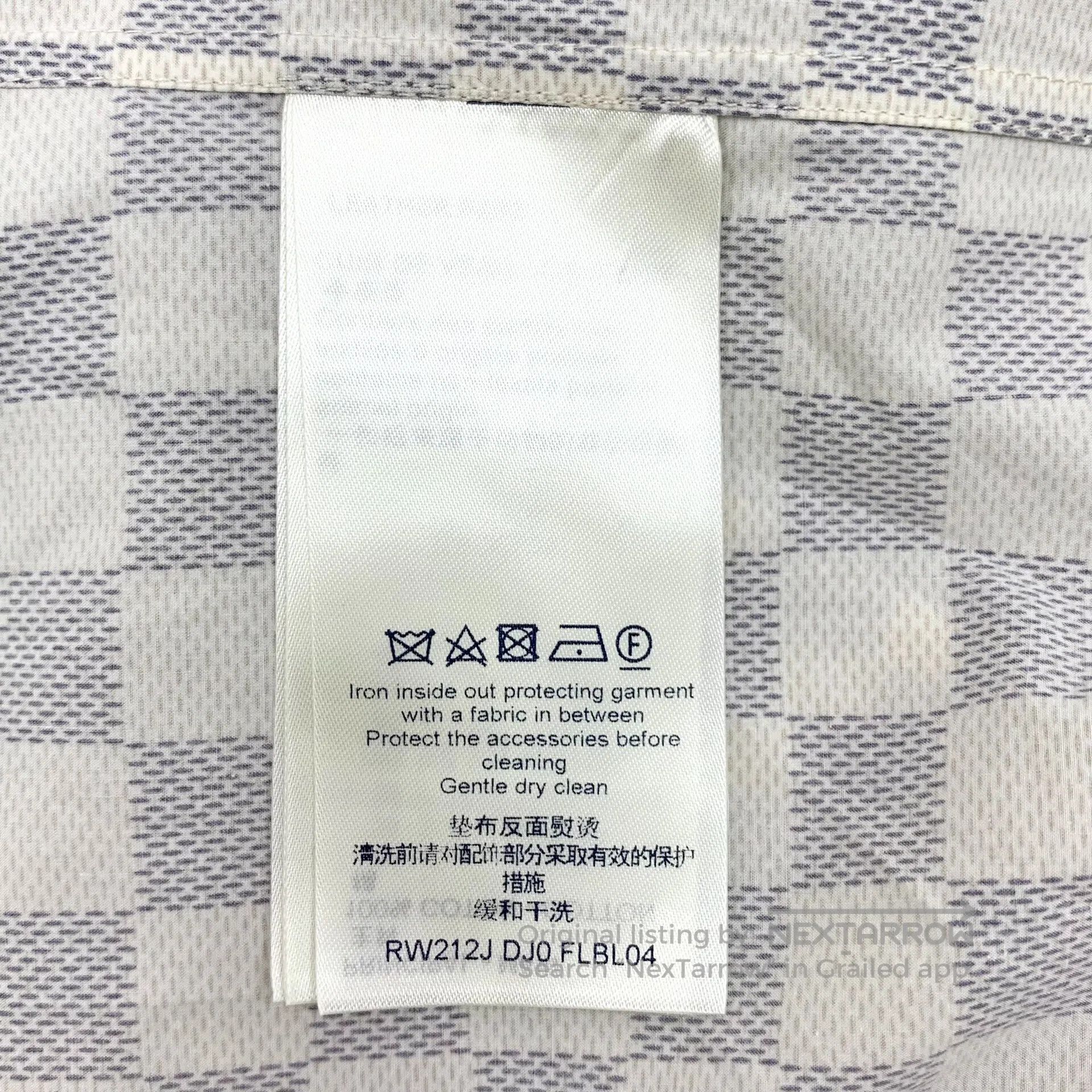 Louis Vuitton Louis Vuitton Color-blocked checkered cotton collar single Size XS / US 0-2 / IT 36-38 - 7 Thumbnail