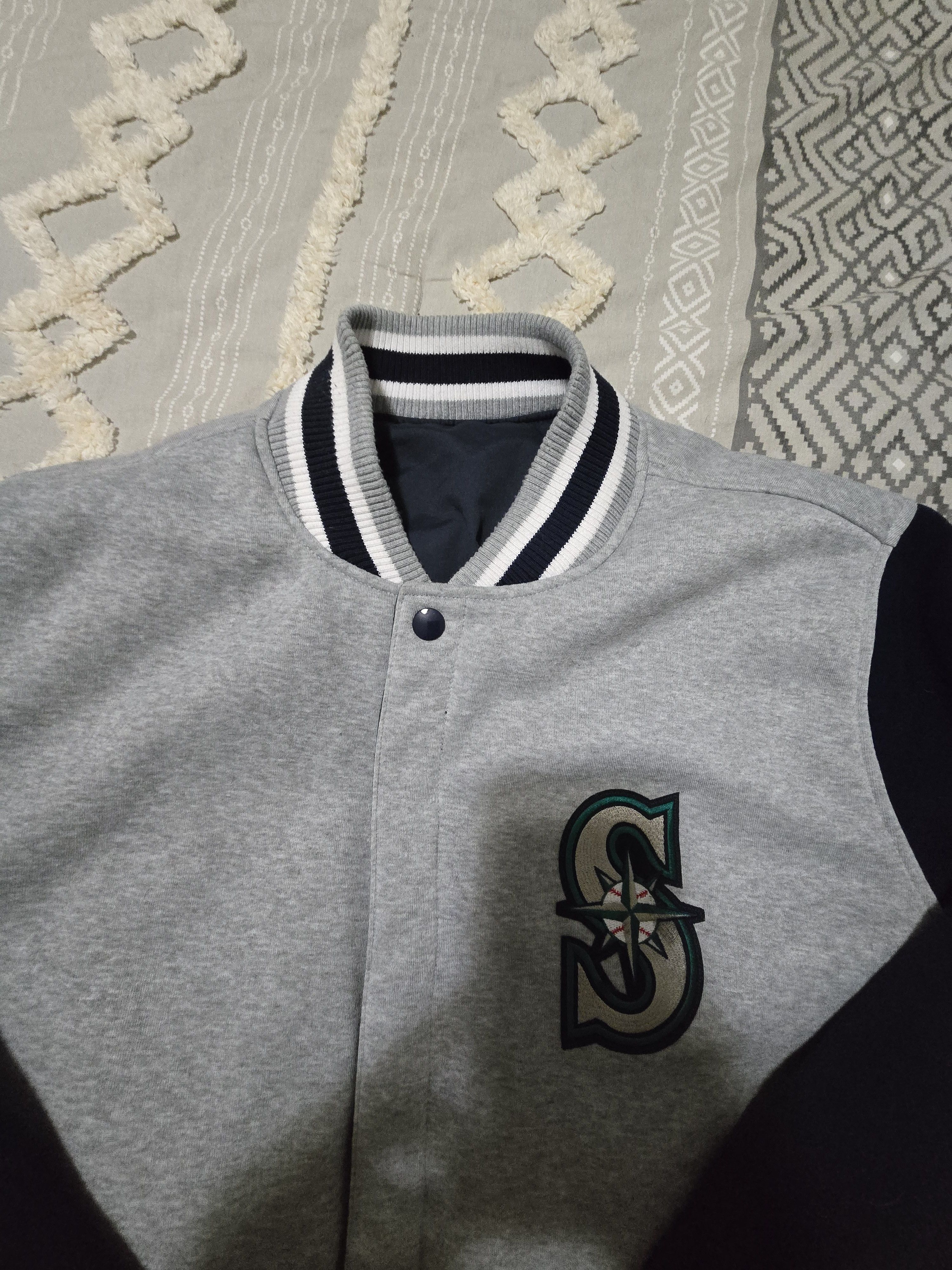 JH Design Seattle mariners jh design reversible snap jacket Size US XL / EU 56 / 4 - 2 Thumbnail