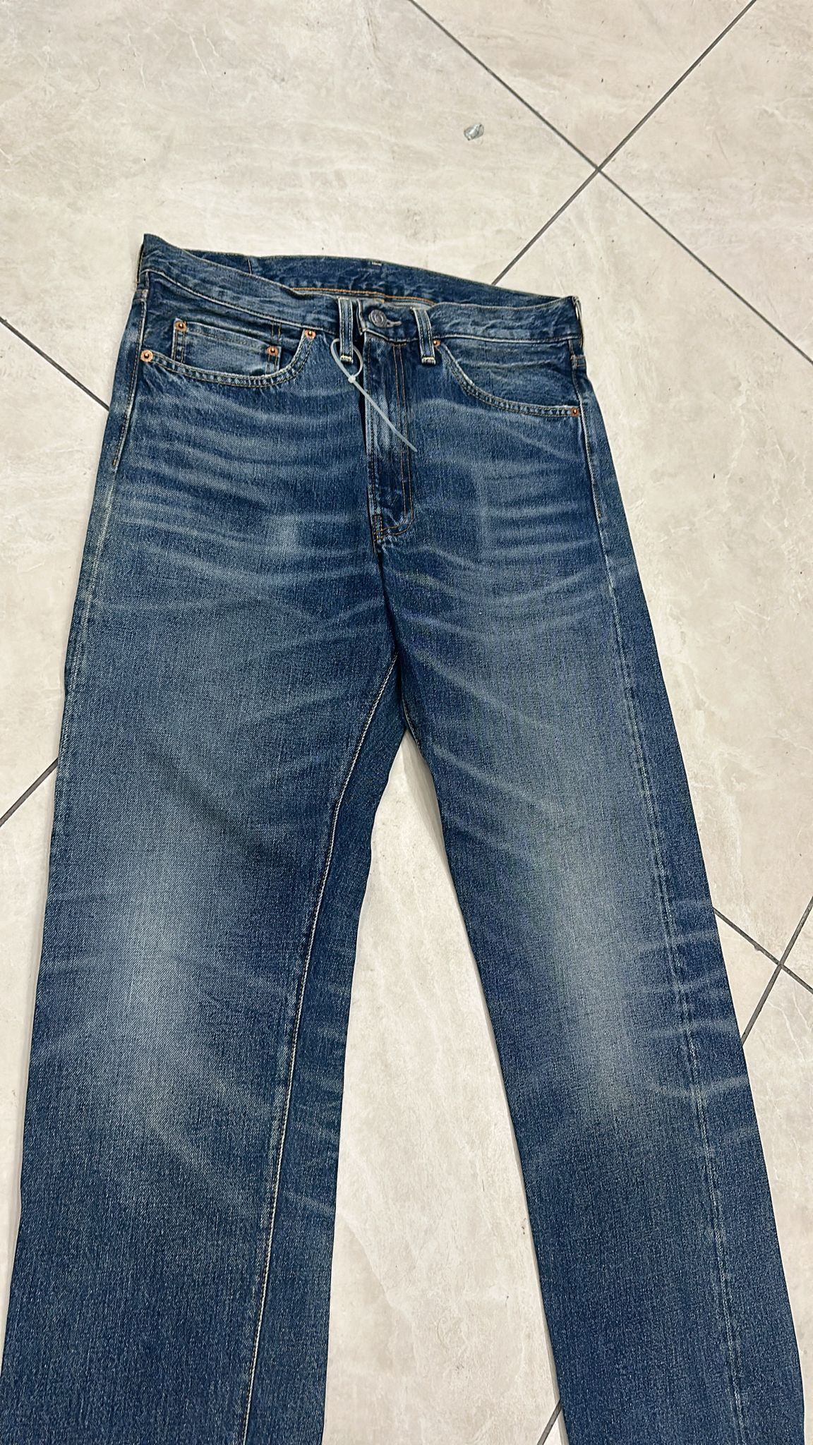 Levi's Vintage Clothing LVC Levi's Vintage Clothing 1954 501XX BigE Selvedge Jeans Size US 32 / EU 48 - 3 Thumbnail
