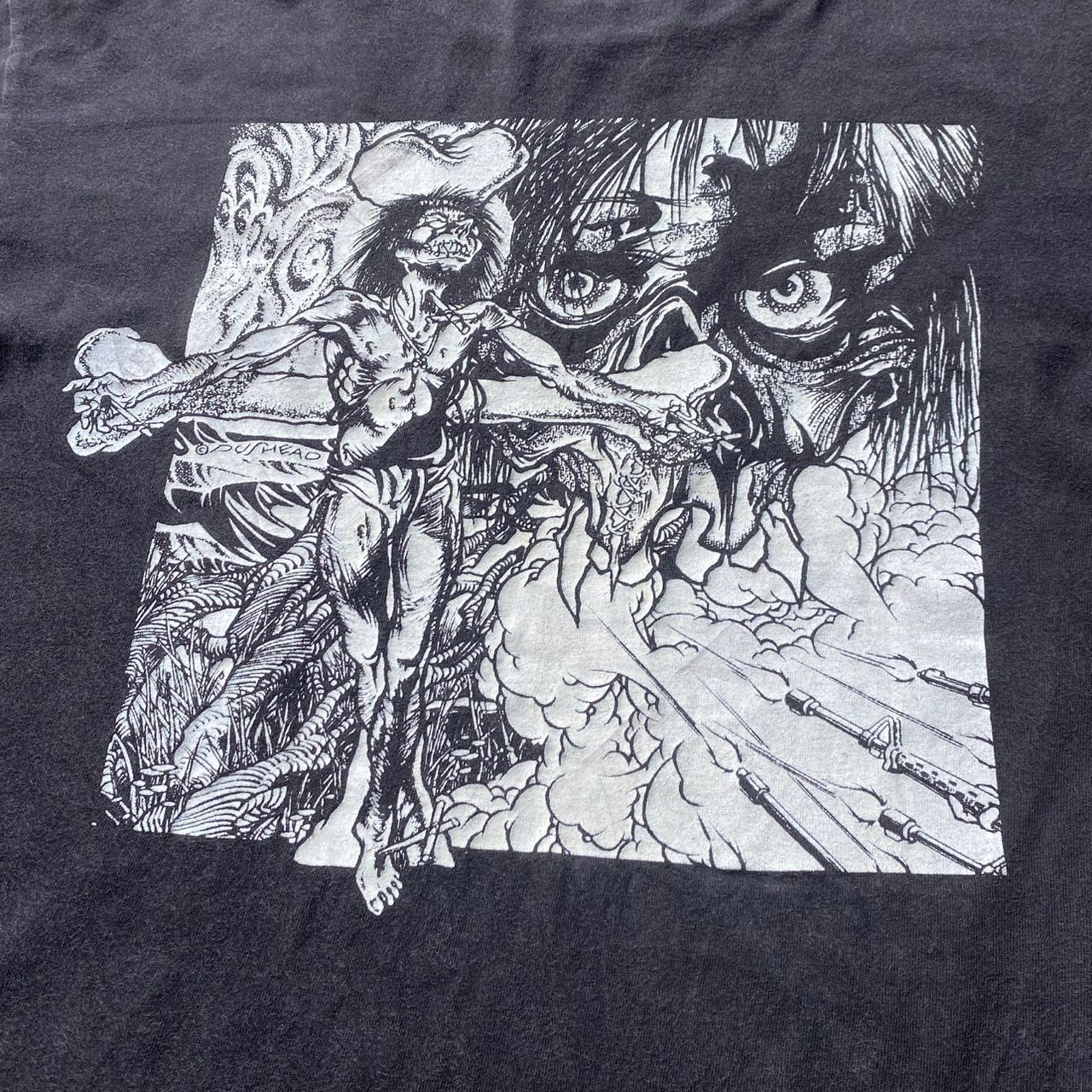 Band Tees Vintage 90s Septic Death Pushead Hardcore Punk Band Tshirt Size US M / EU 48-50 / 2 - 4 Thumbnail