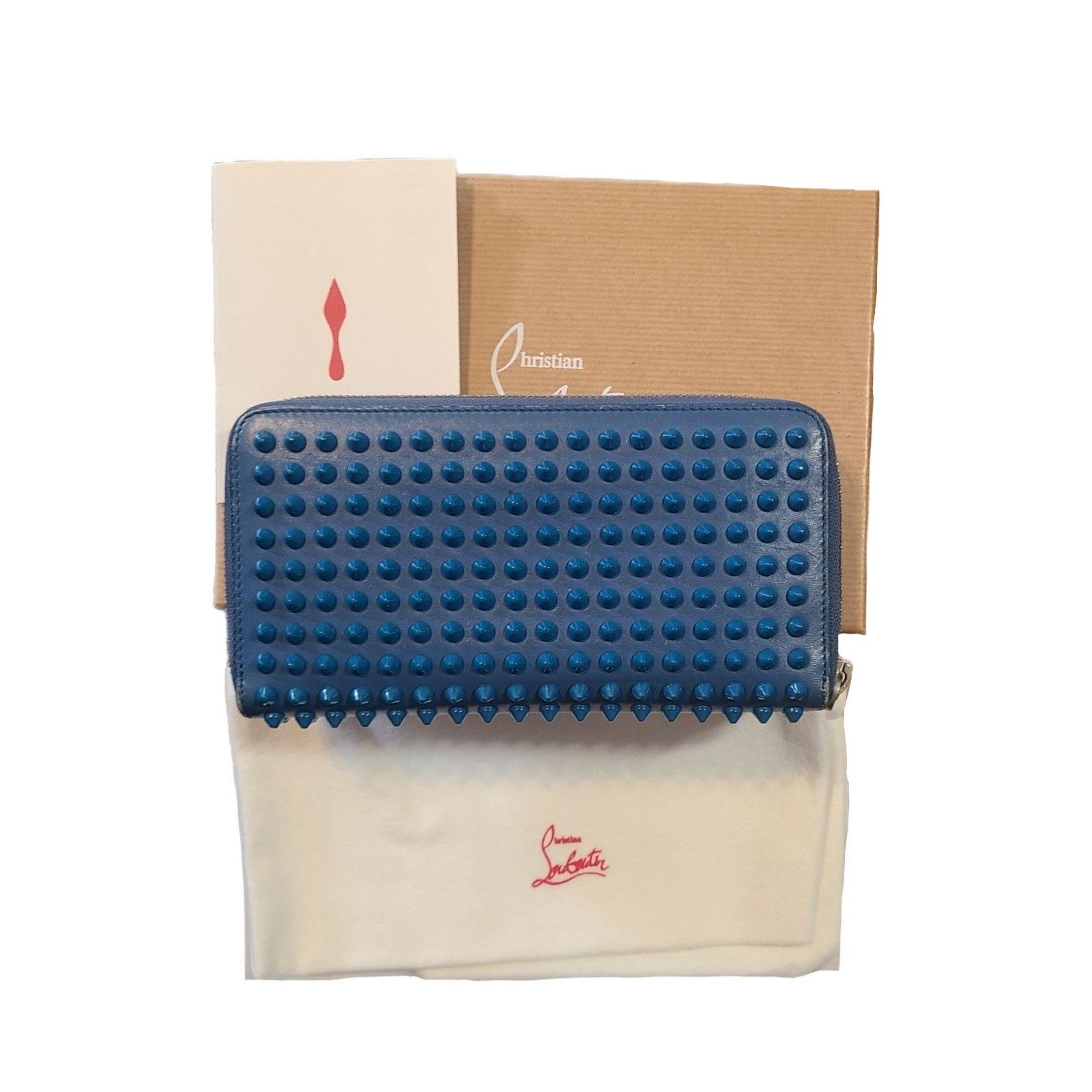Christian Louboutin Christian Louboutin Ocean Blue Panettone Long Wallet w/ Box Size ONE SIZE - 1 Thumbnail