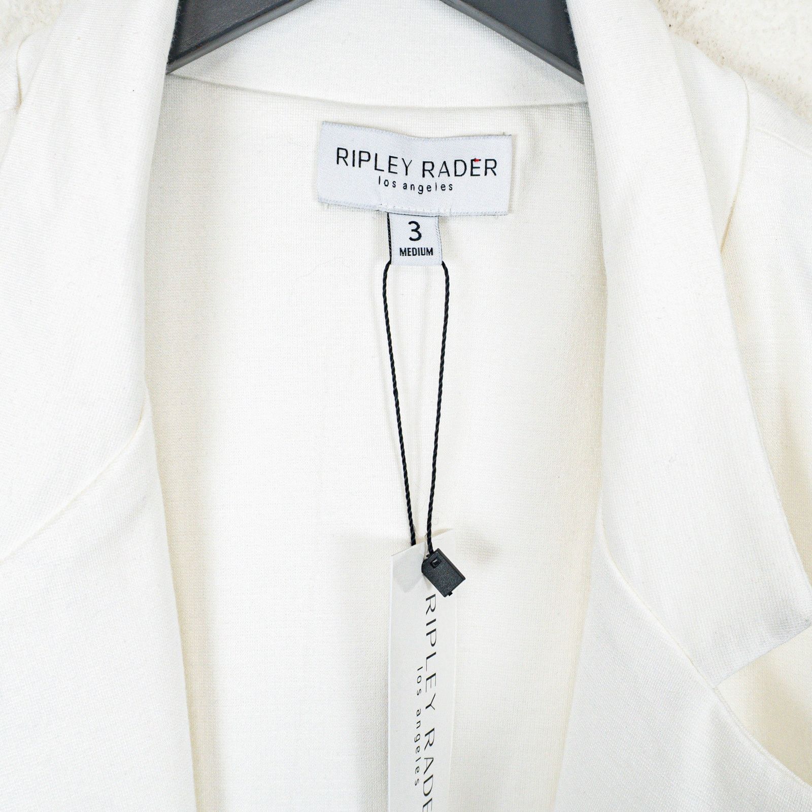 Other RIPLEY RADER Off-white Ponte knit Oversized Blazer 3(M) Size M / US 6-8 / IT 42-44 - 3 Thumbnail