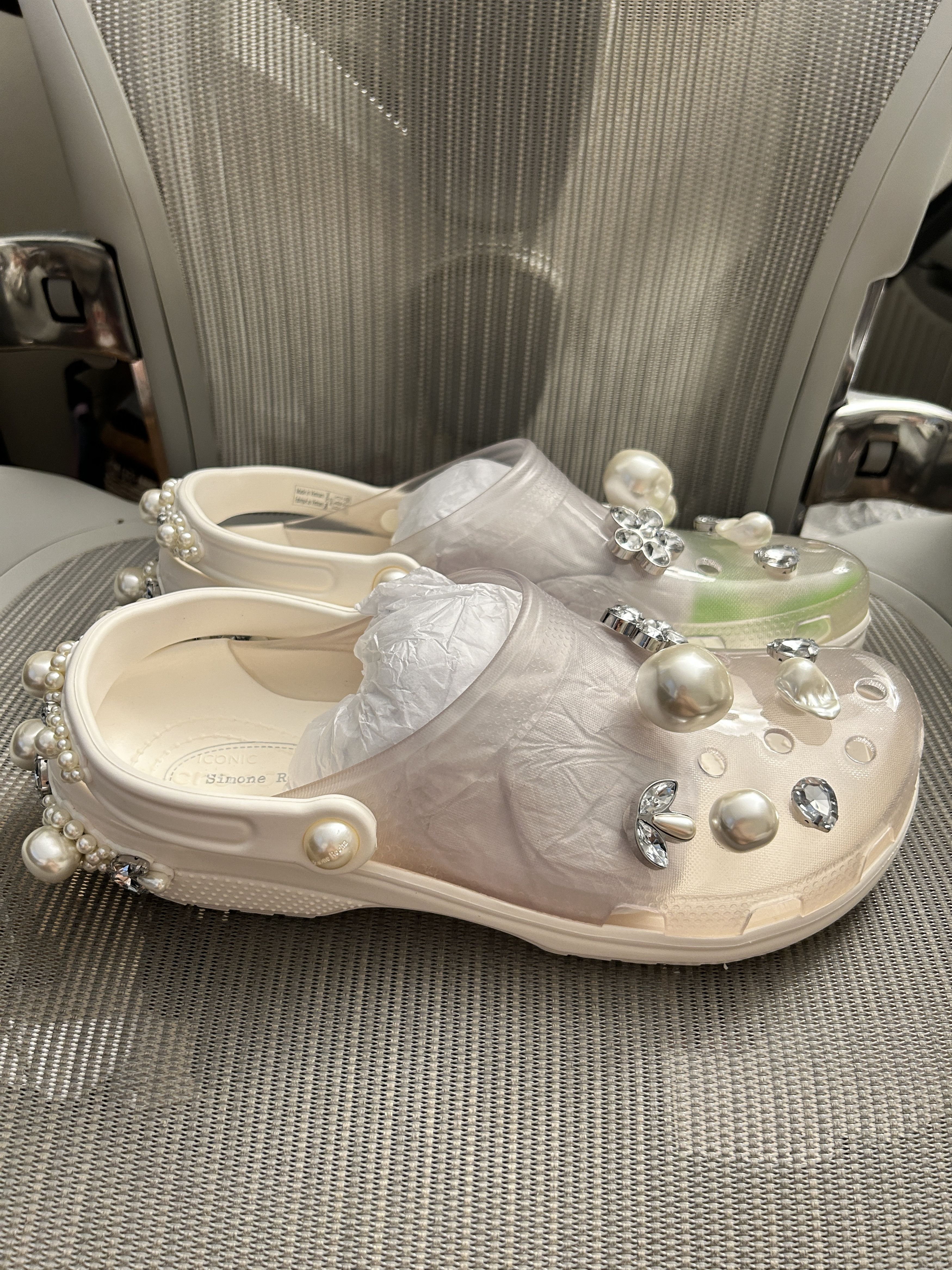 Crocs × Simone Rocha Crocs Classic Clog Simone Rocha Translucent (210144-0WV) Size US 12 / IT 42 - 3 Thumbnail