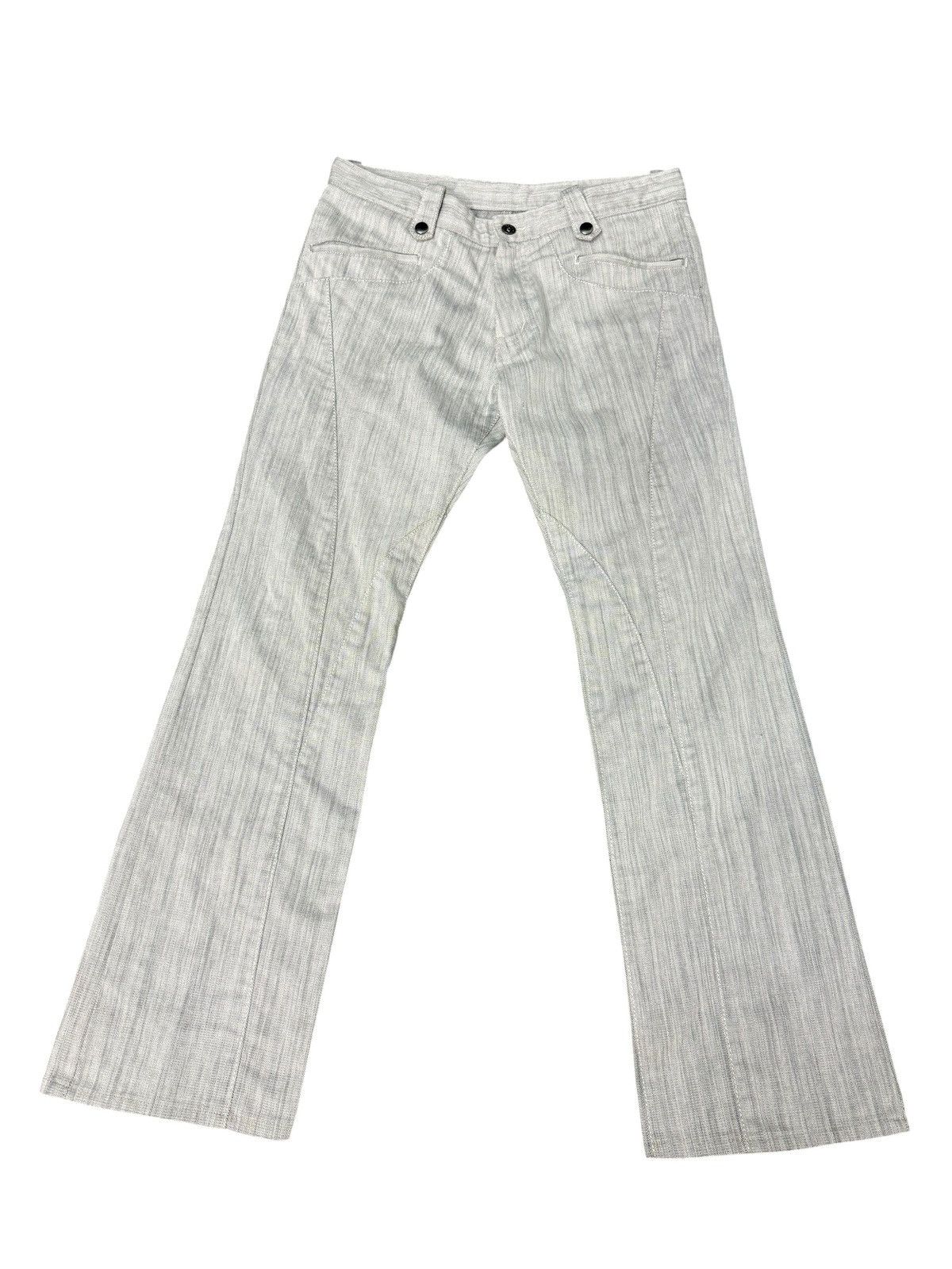 Japanese Brand Flare Jeans Semantic Design Boot Cut amiri lgb cdg 3🟦5 Size US 32 / EU 48 - 2 Thumbnail