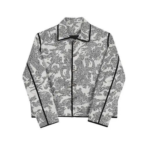 Other Taeko x Eri Texture Embroidery Patterned Jacket Size US XL / EU 56 / 4 - 8 Thumbnail
