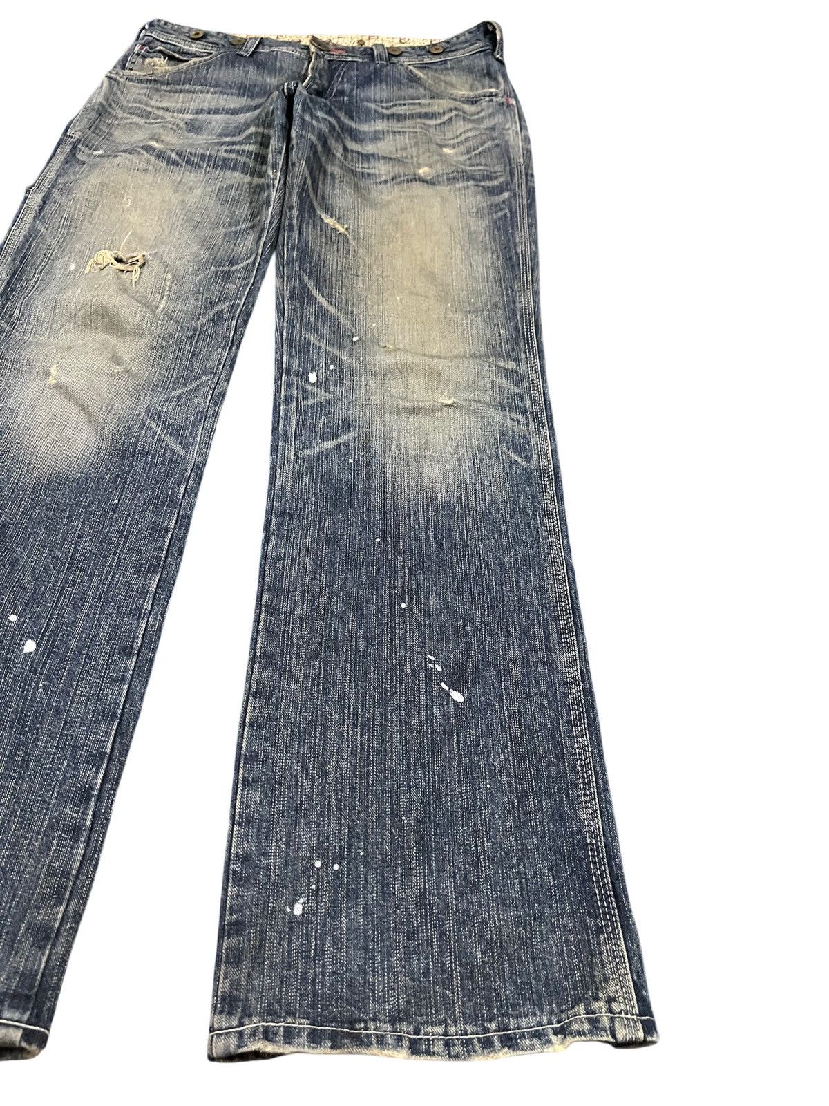 Edwin Vintage Edwin 503 Bluetrip Flare Mudwash Denim Size US 32 / EU 48 - 3 Thumbnail