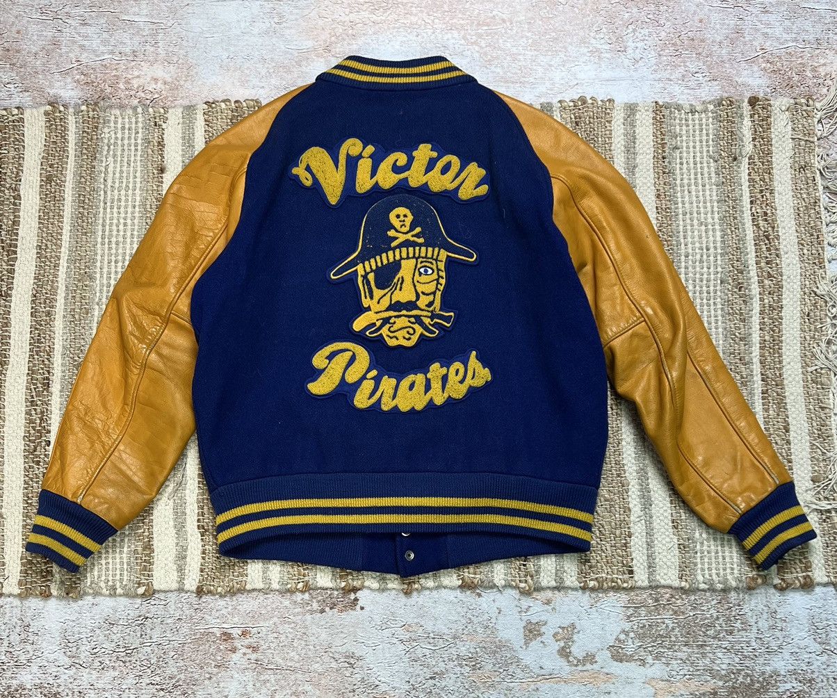 Skookum Skookum Victor Pirates vintage college bomber jacket Size US M / EU 48-50 / 2 - 7 Thumbnail