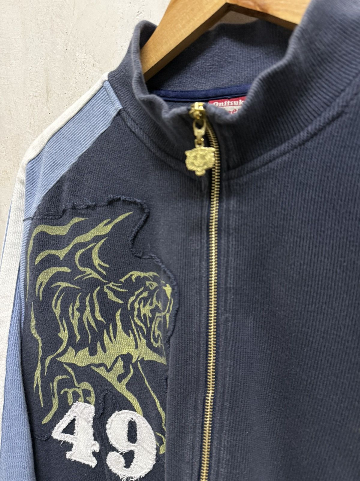 Onitsuka Tiger 2000s Archival Onitsuka Tiger Zip Up Sweater Size US L / EU 52-54 / 3 - 6 Thumbnail