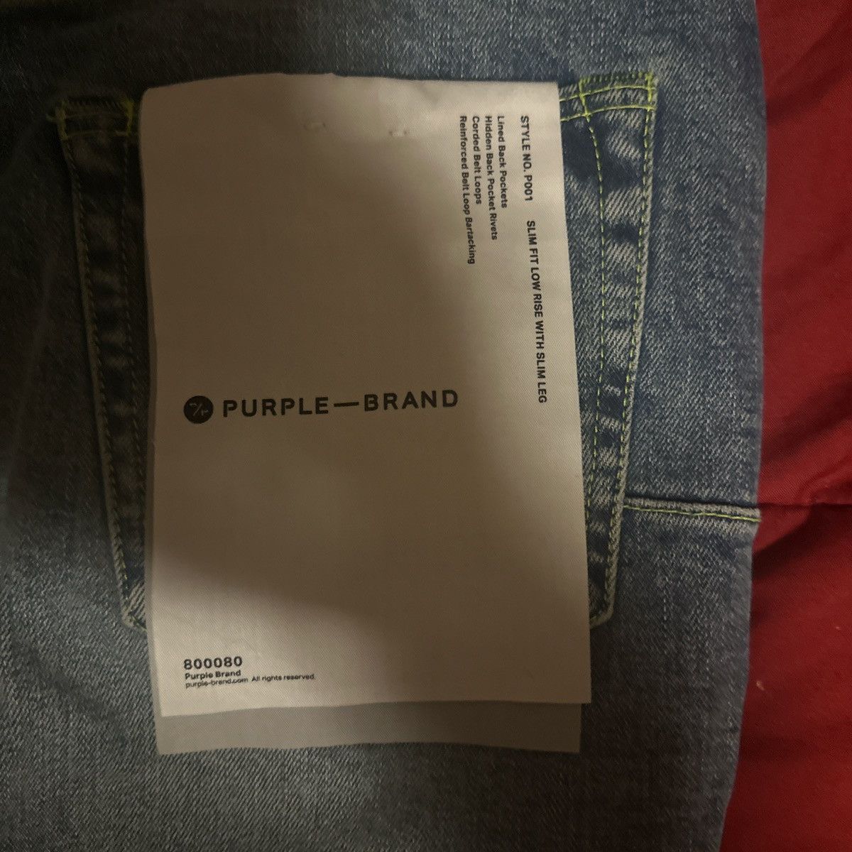 Purple Brand VINTAGE LIGHT NEON POP Indigo SKINNY Size US 30 / EU 46 - 7 Thumbnail