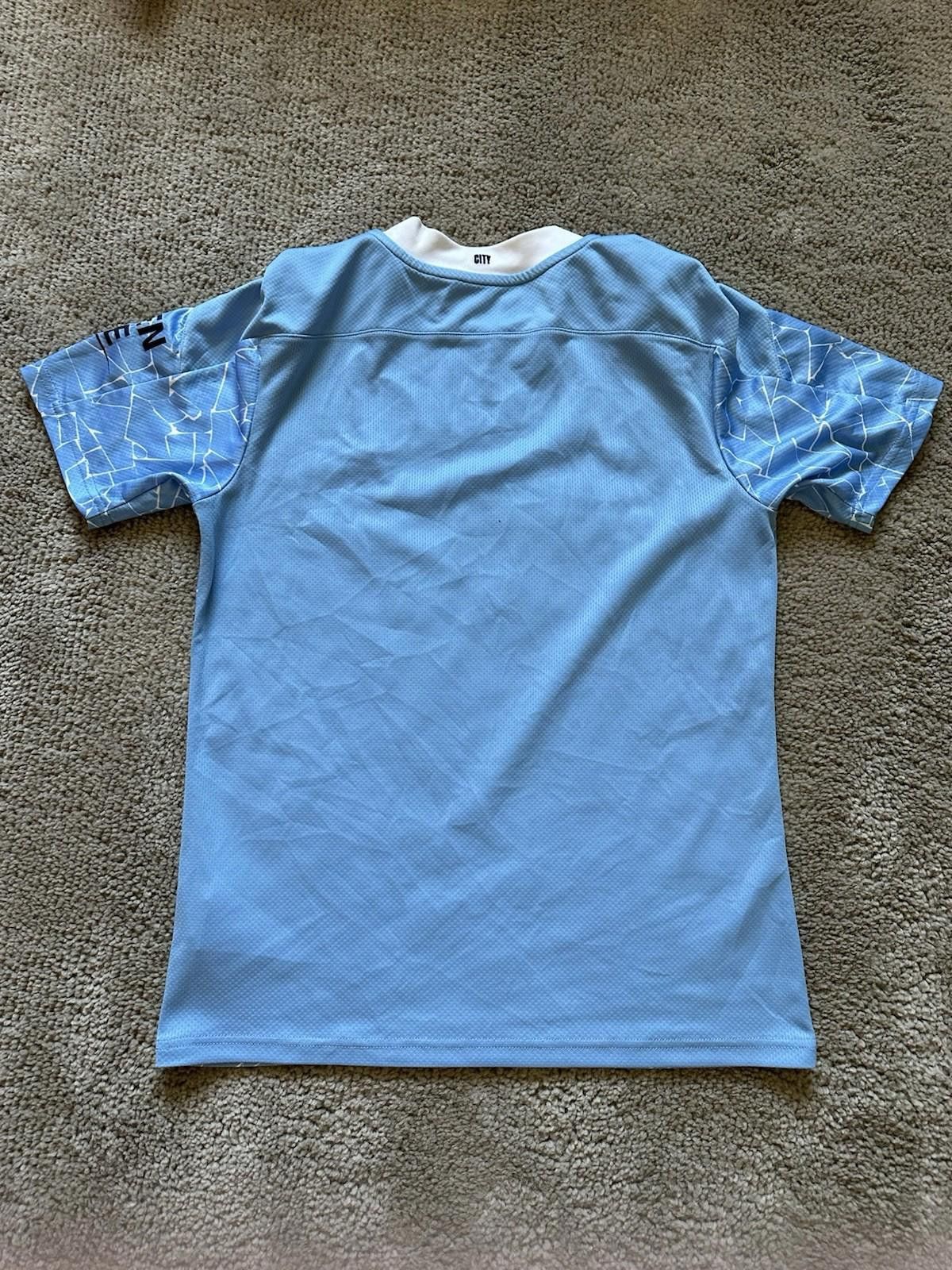 Puma MANCHESTER CITY 20-21 HOME FOOTBALL SHIRT SOCCER JERSEY PUMA Size US S / EU 44-46 / 1 - 7 Thumbnail