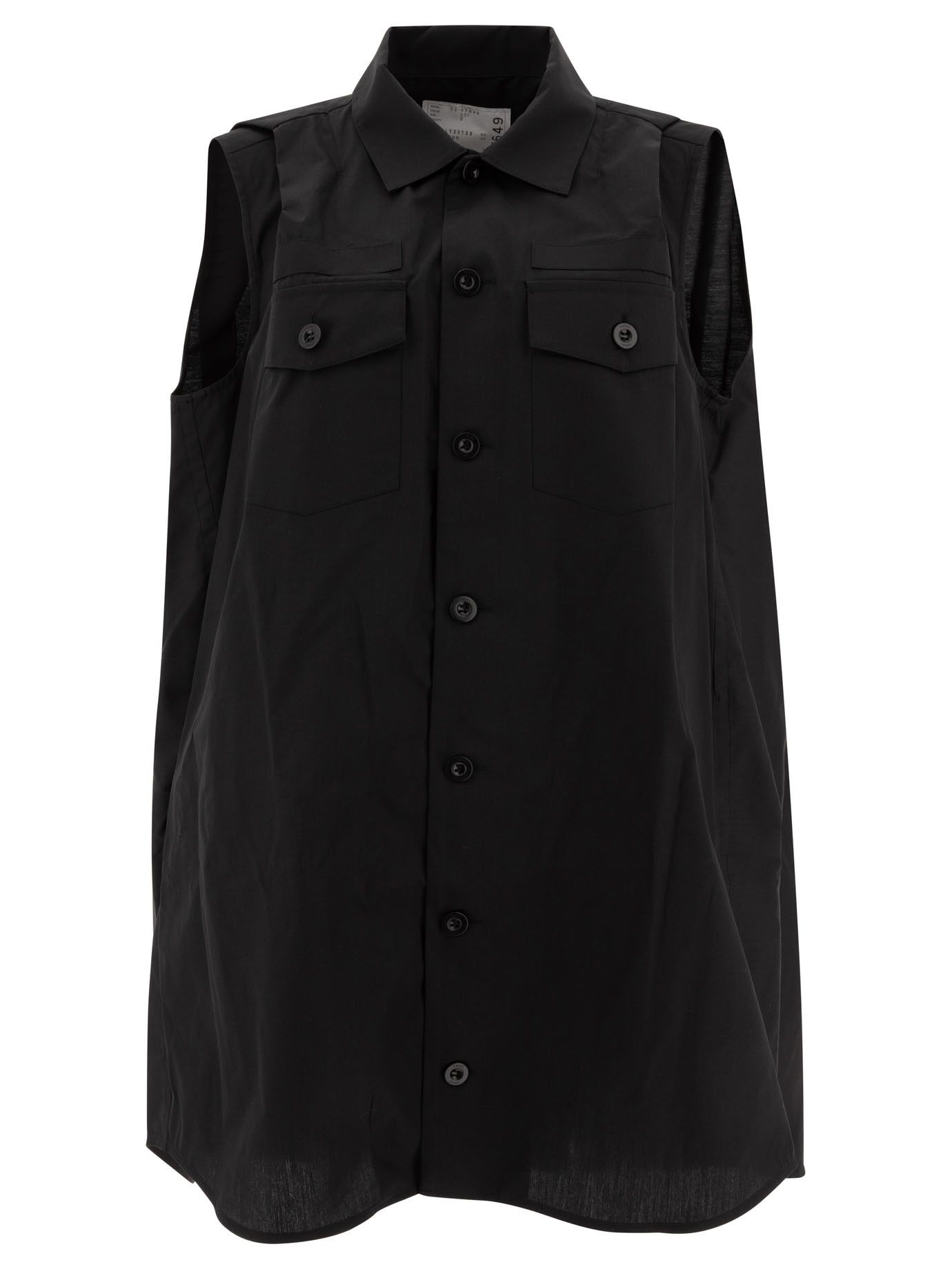 Sacai Shirt Dress Size L / US 10 / IT 46 - 1 Thumbnail